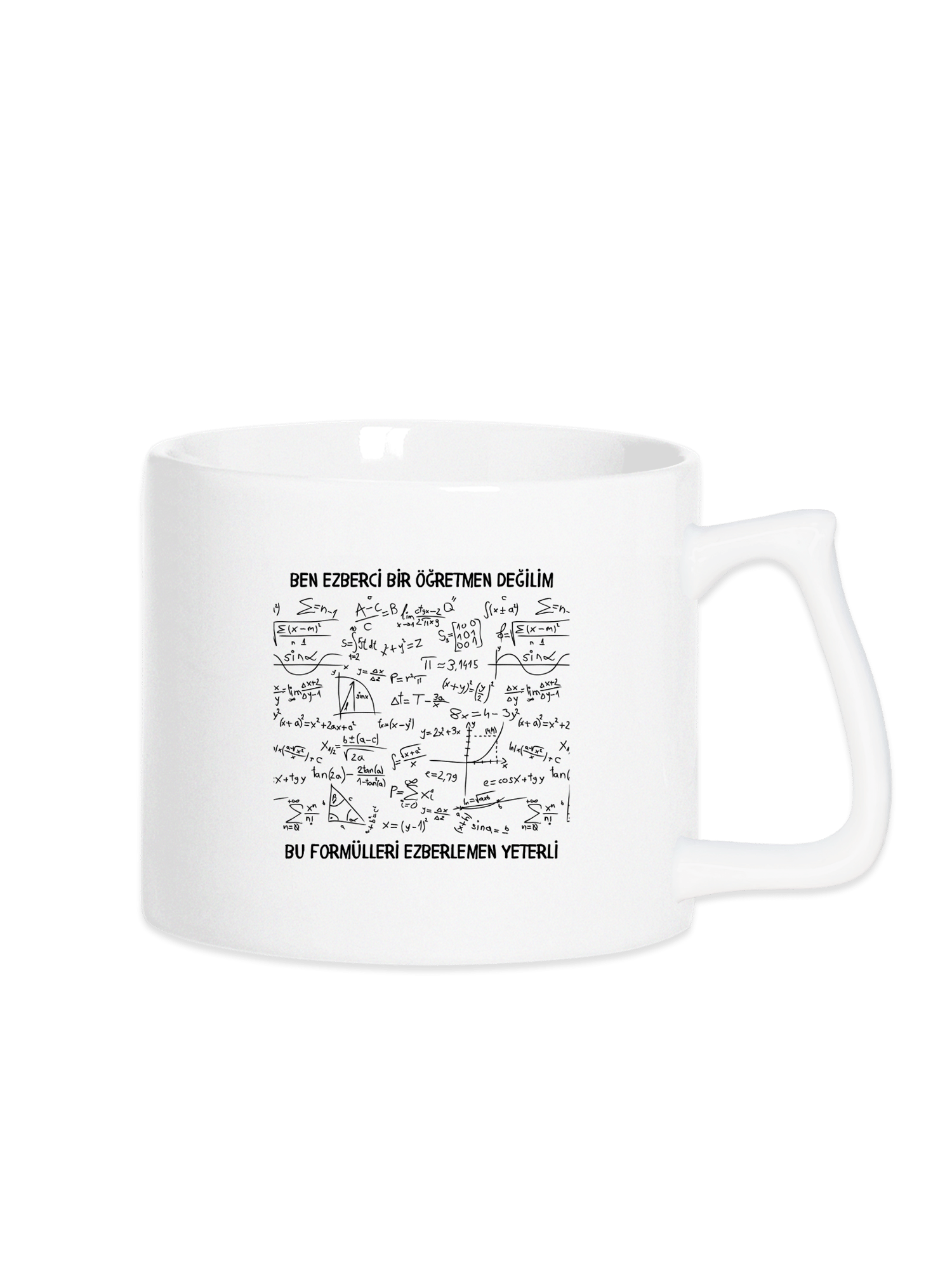 Matematik Giyim Kısa Kupa