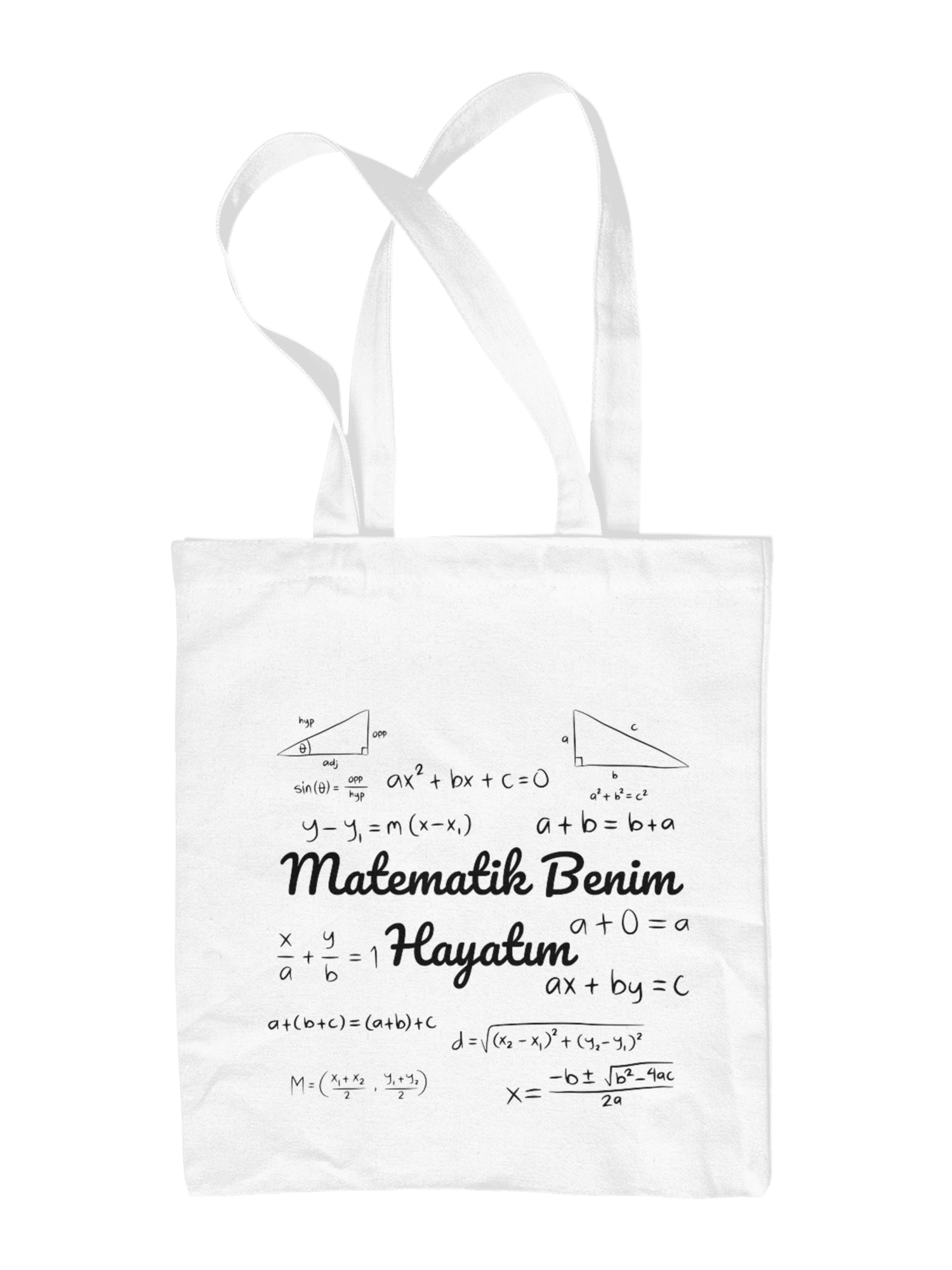 Matematik Benim hayatım Bez Çanta