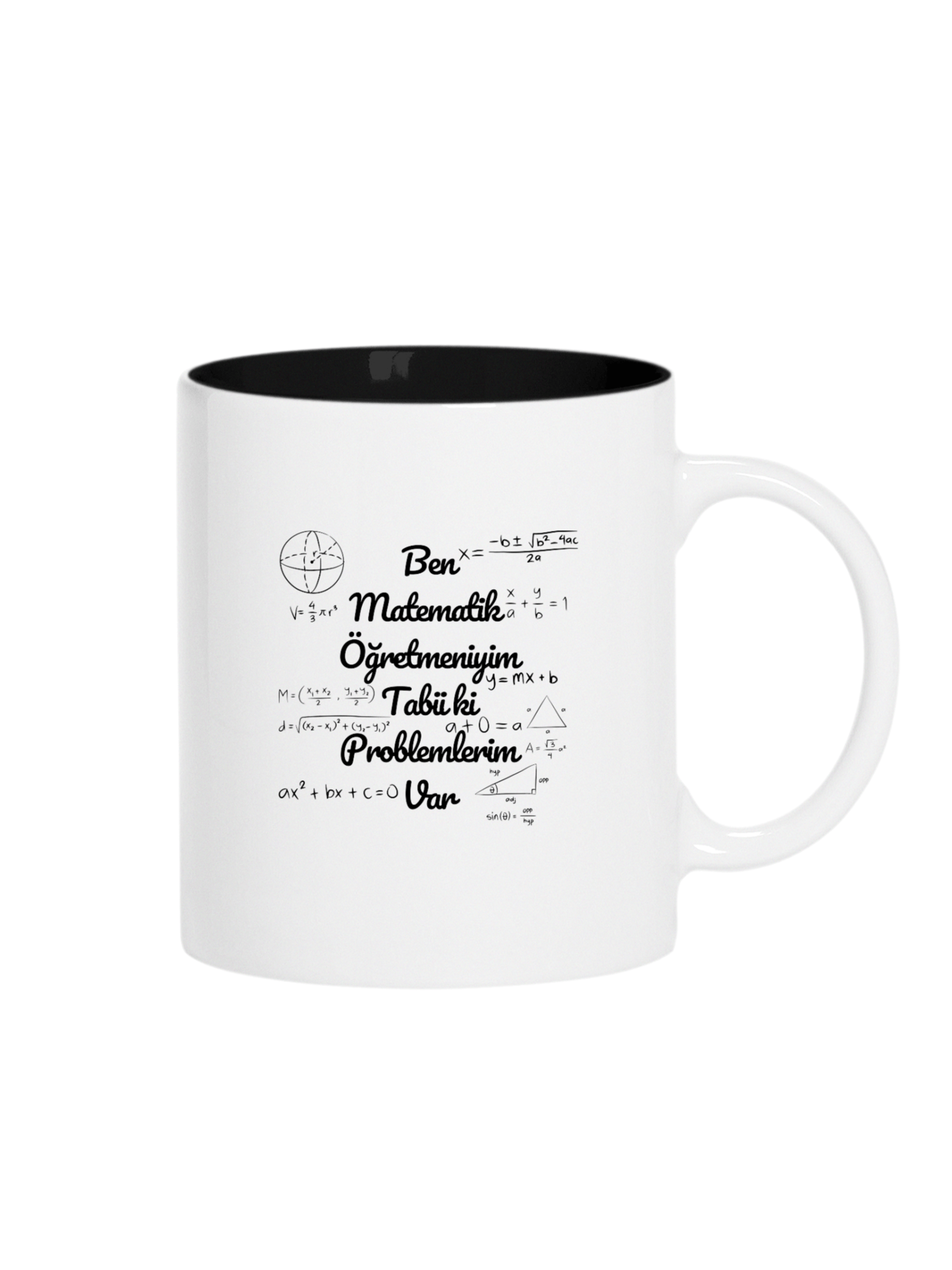 Matematik Giyim Siyah Kupa 462105