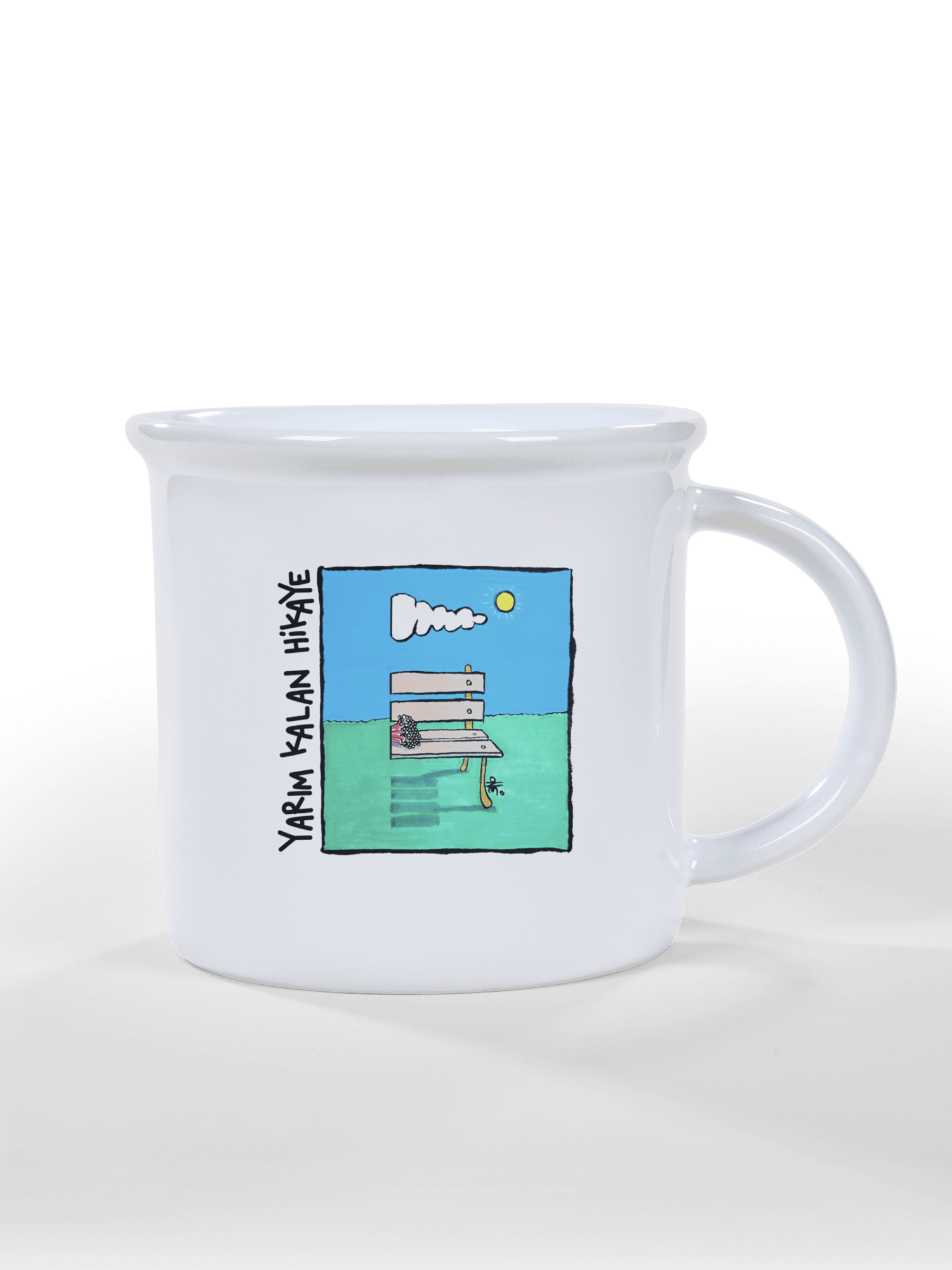 Yarım Kalan Hikaye Retro Kupa