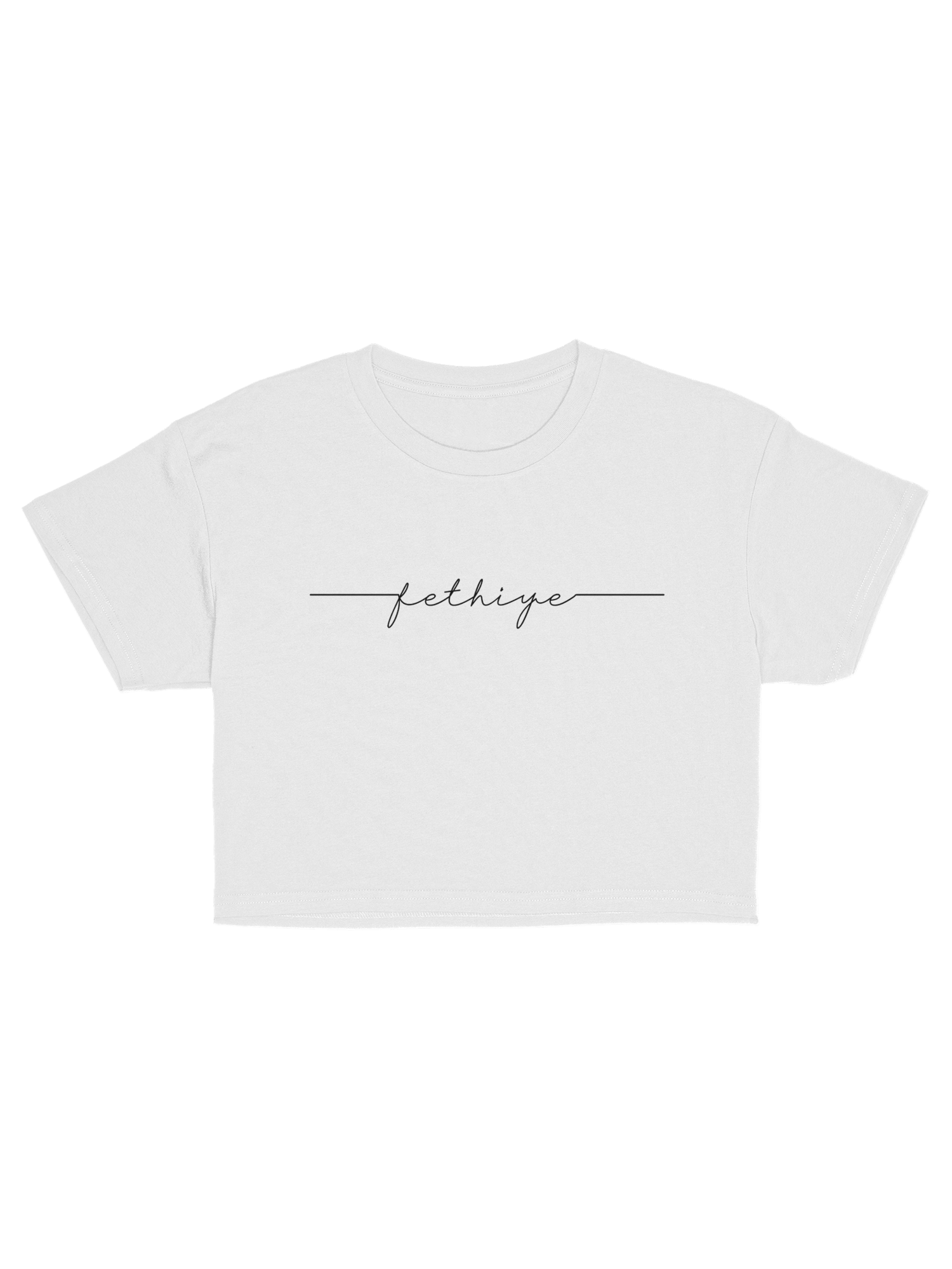 Fethiye İmza Crop Top Oversize