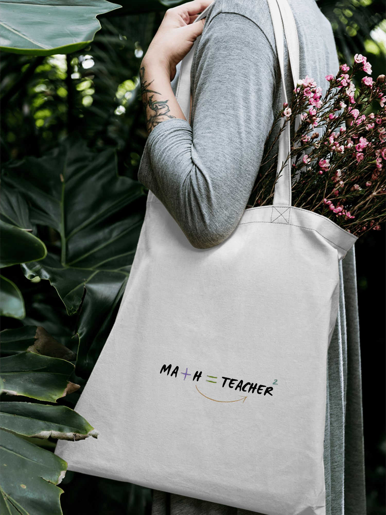 Matematik Giyim Bez Çanta