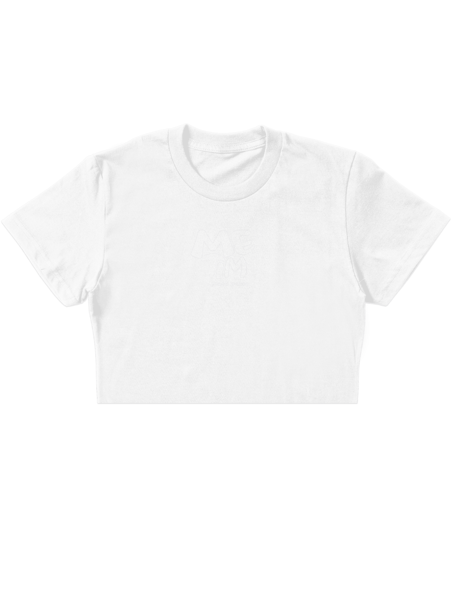 Dark Me time Crop Top