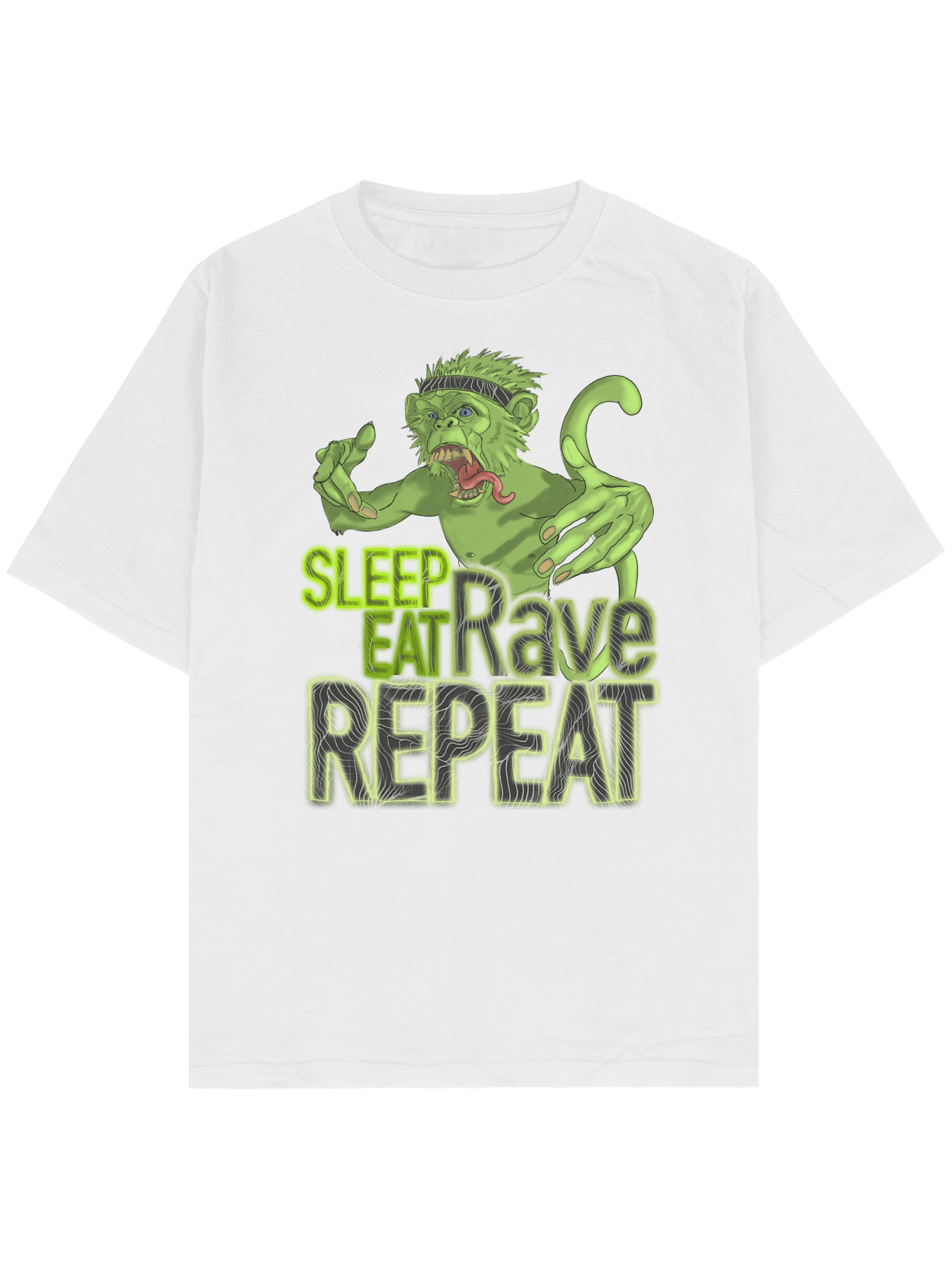 Rave Monkey astralcomplex Oversize TShirt 6891403
