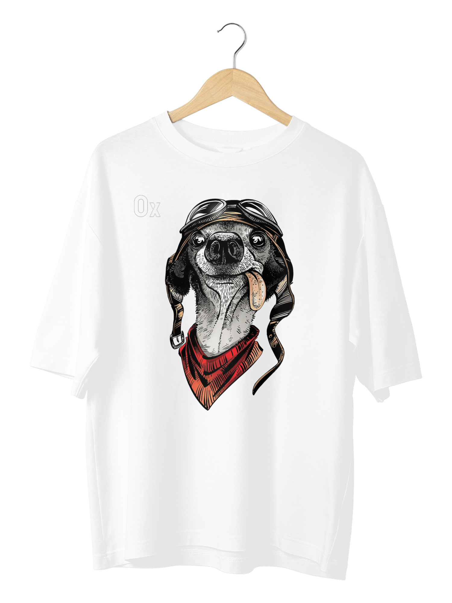Pilot Dog Unisex Oversize T-Shirt