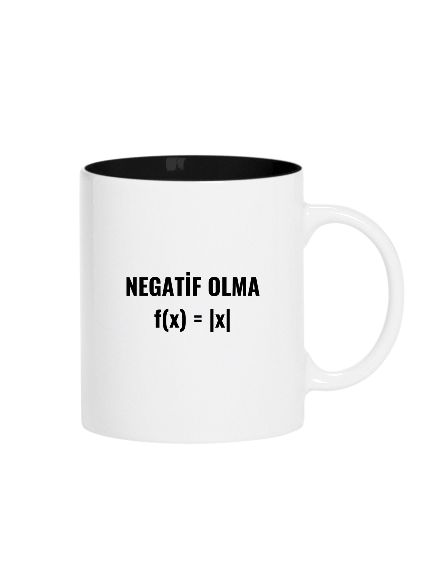 Matematik Giyim Siyah Kupa