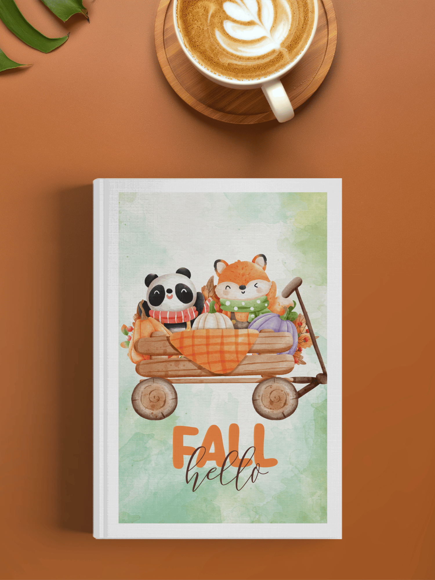 Panda ve Tilki Defter Yeşil