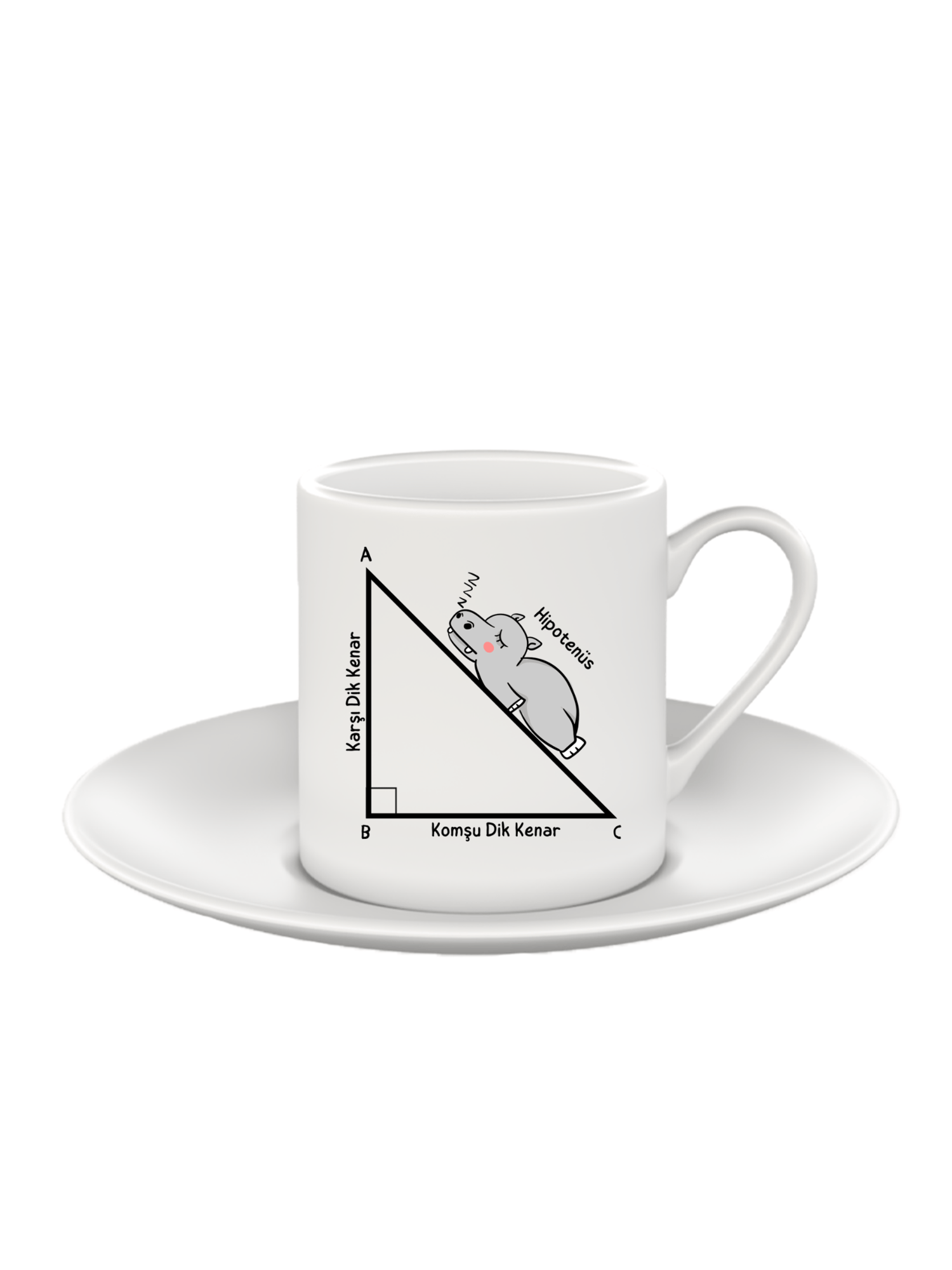 Hipotenüs Türk Kahvesi Fincanı