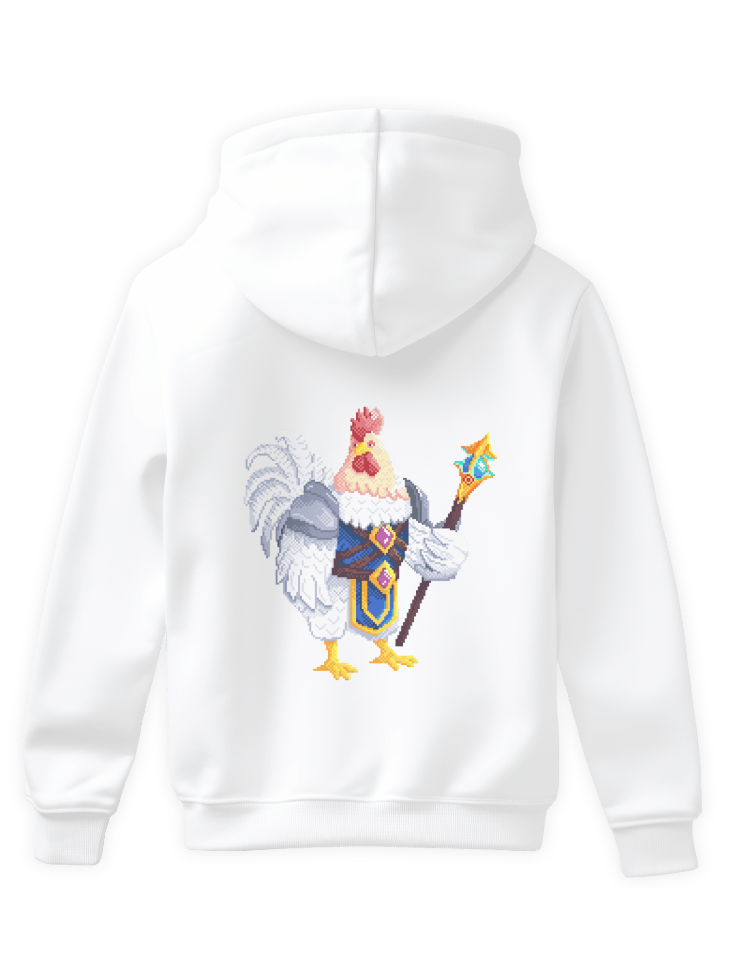 Cleric Chicken Hoodie Sırt Baskı