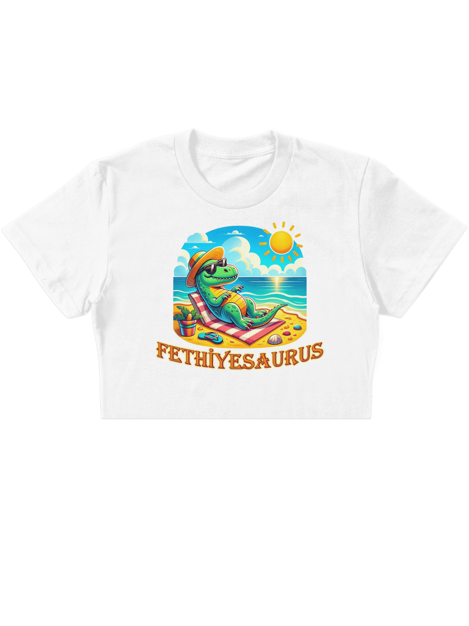 Fethiyesaurus Crop Top