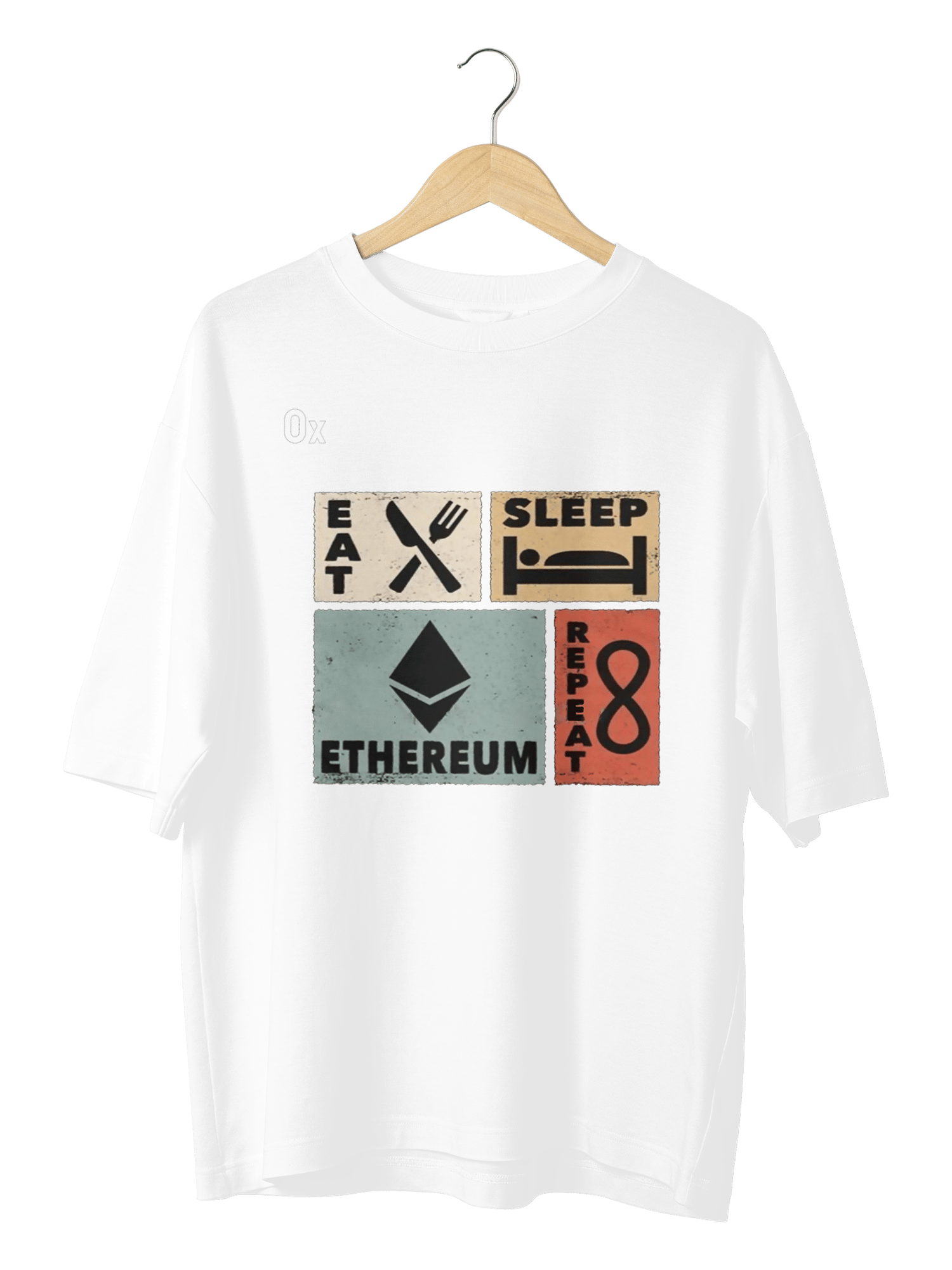 Eat Sleep Repeat Unisex Oversize T-Shirt