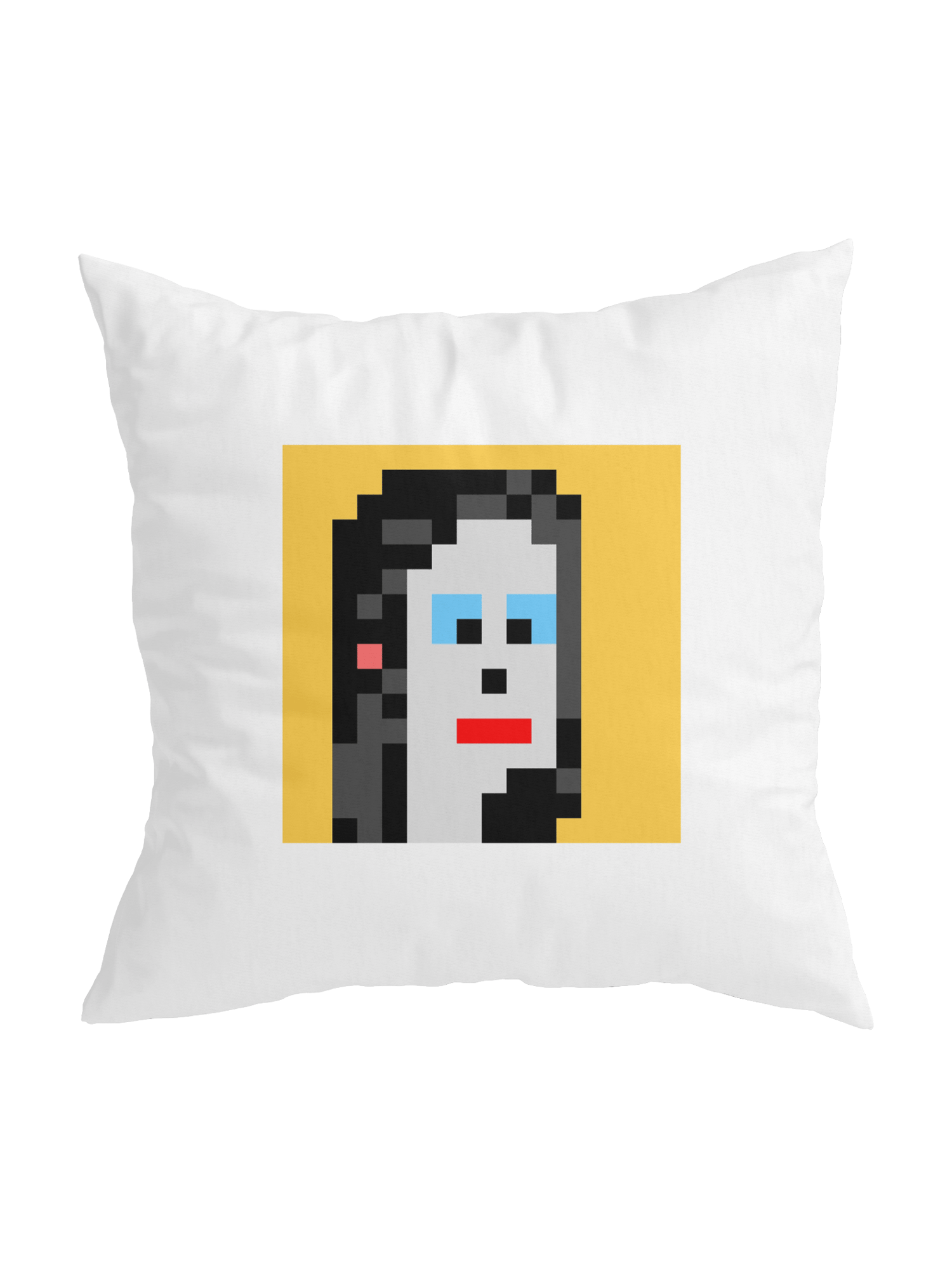 PixelArt White Pillow 