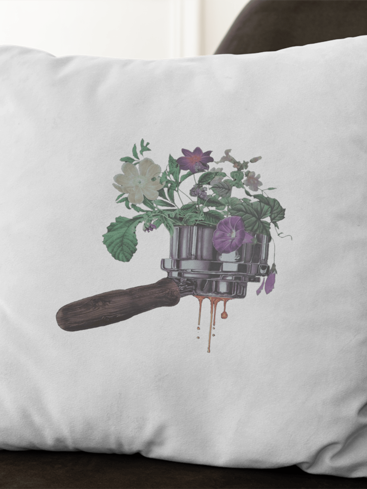 Flower Coffee Yastık