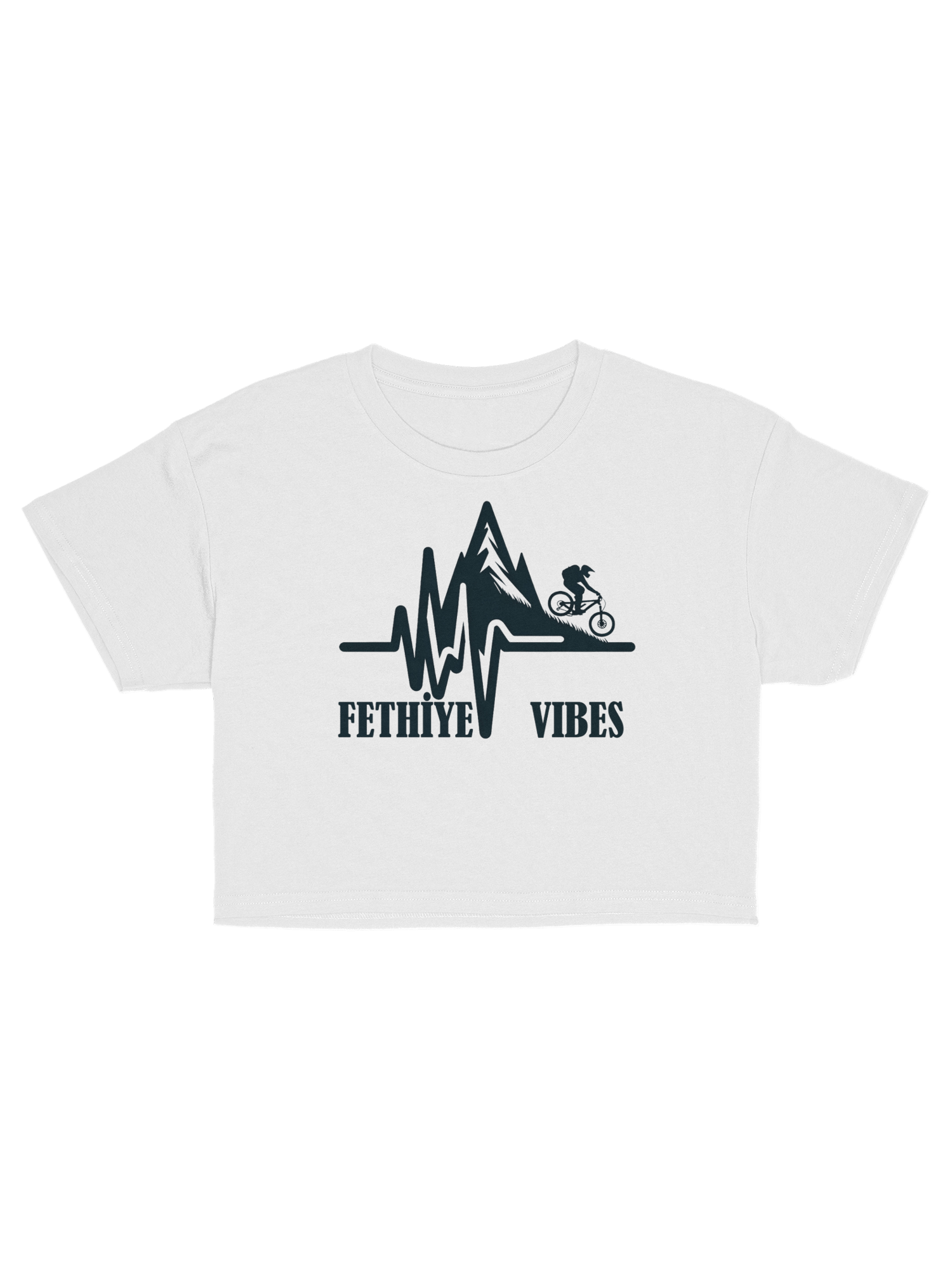 Fethiye Vibes Crop Top Oversize