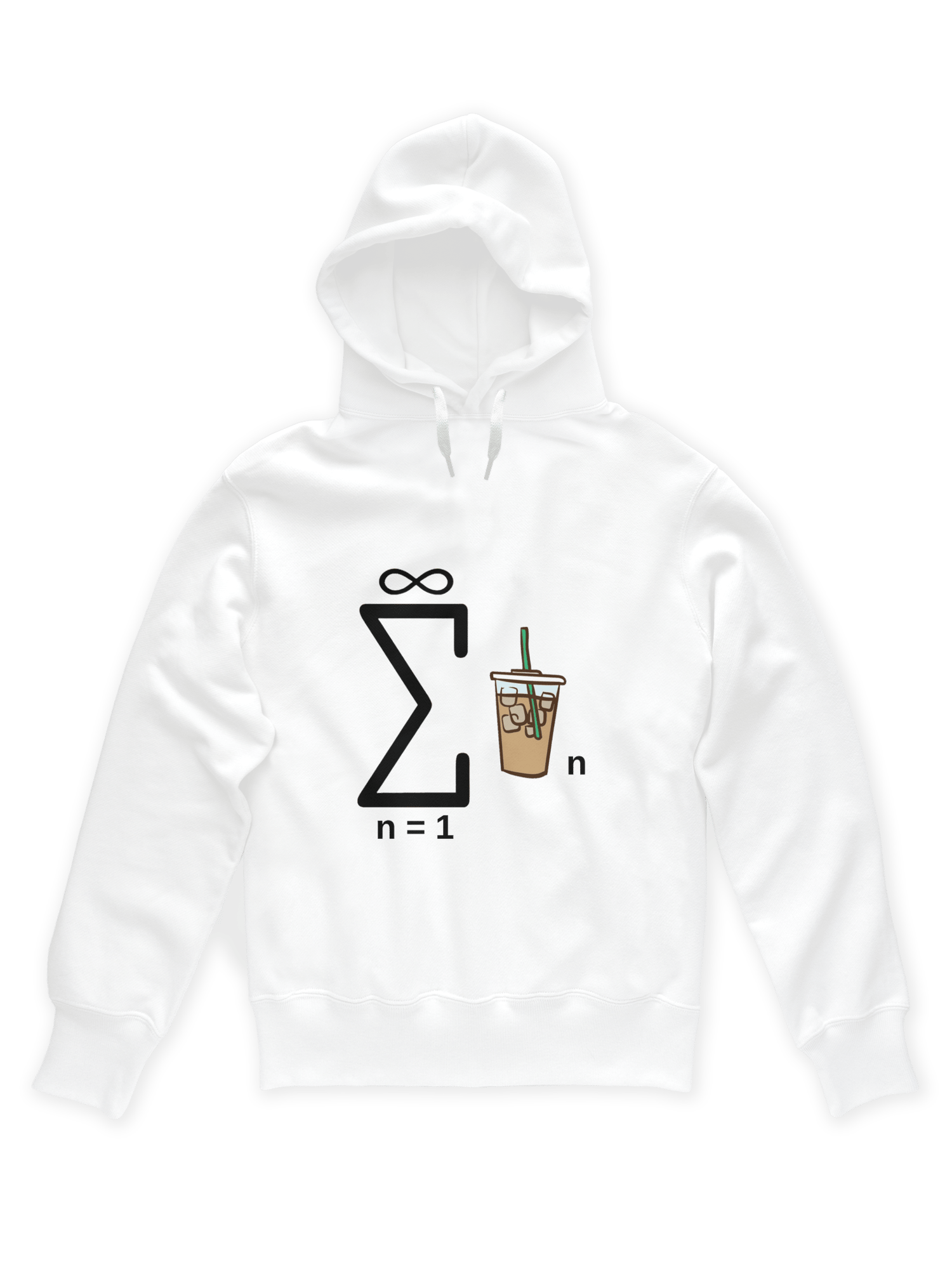 Matematik Giyim Hoodie Kahve aşkı