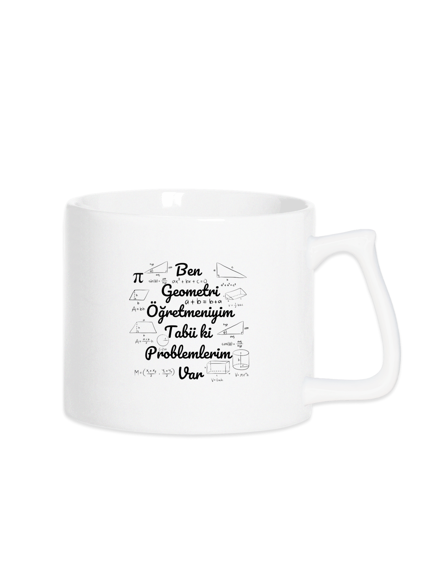 Ben Geometri Öğretmeniyim Kısa Kupa