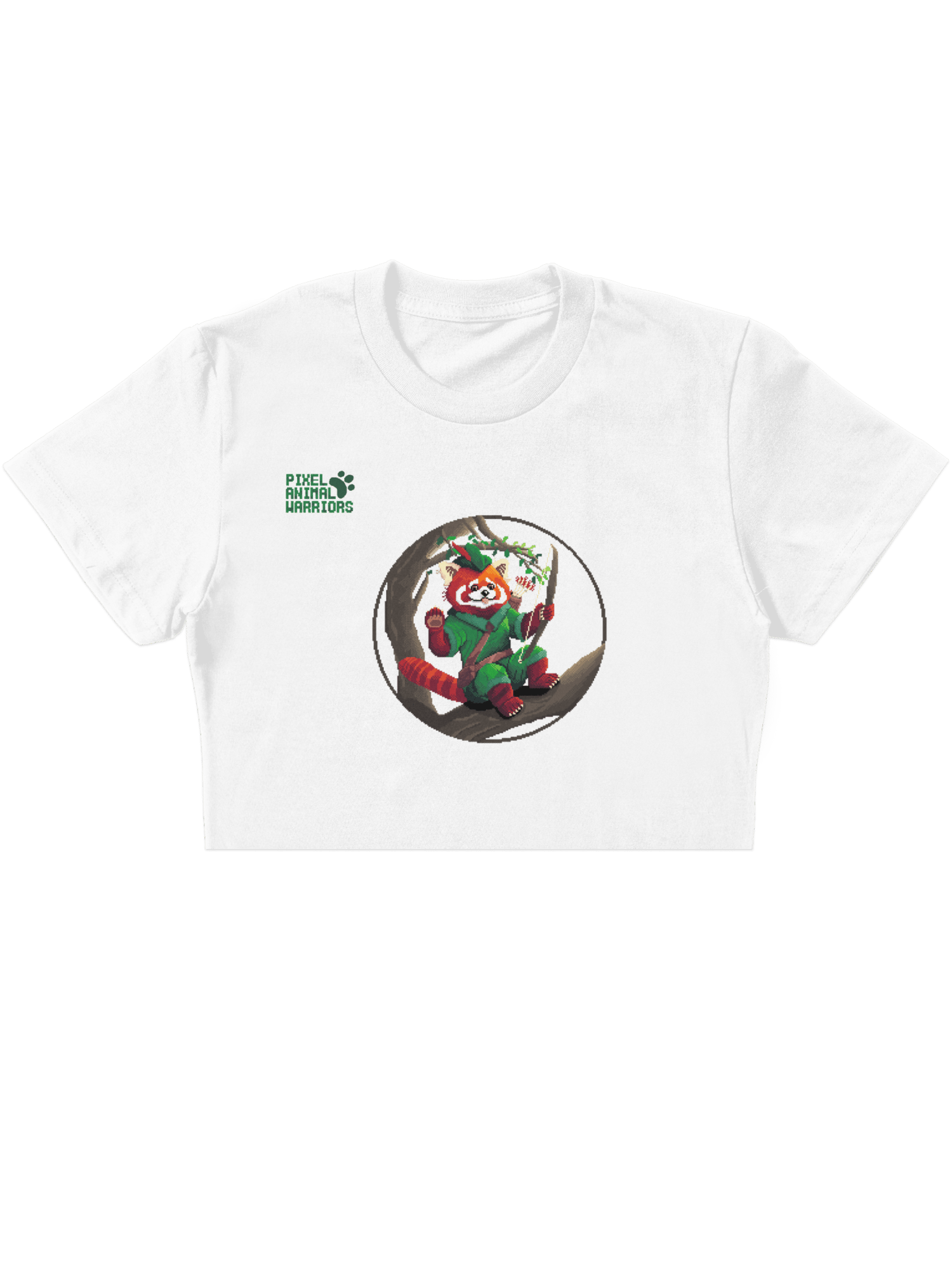 Ranger Red Panda Crop Top