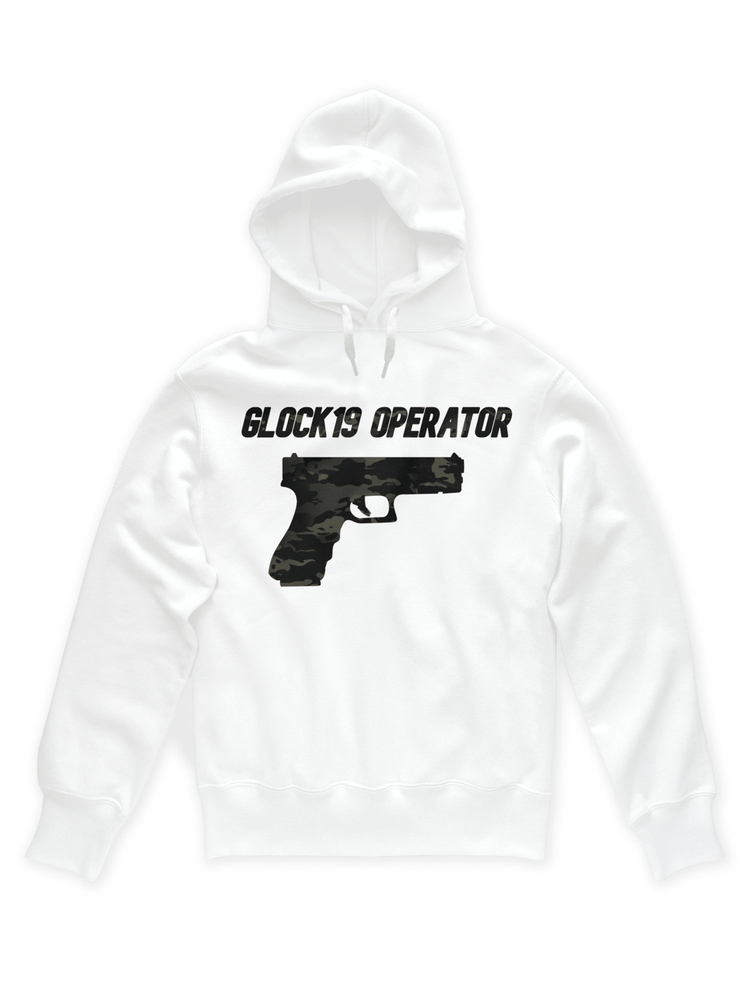 GLOCK19 OPERATOR BLACK MULTİCAM HOODİE
