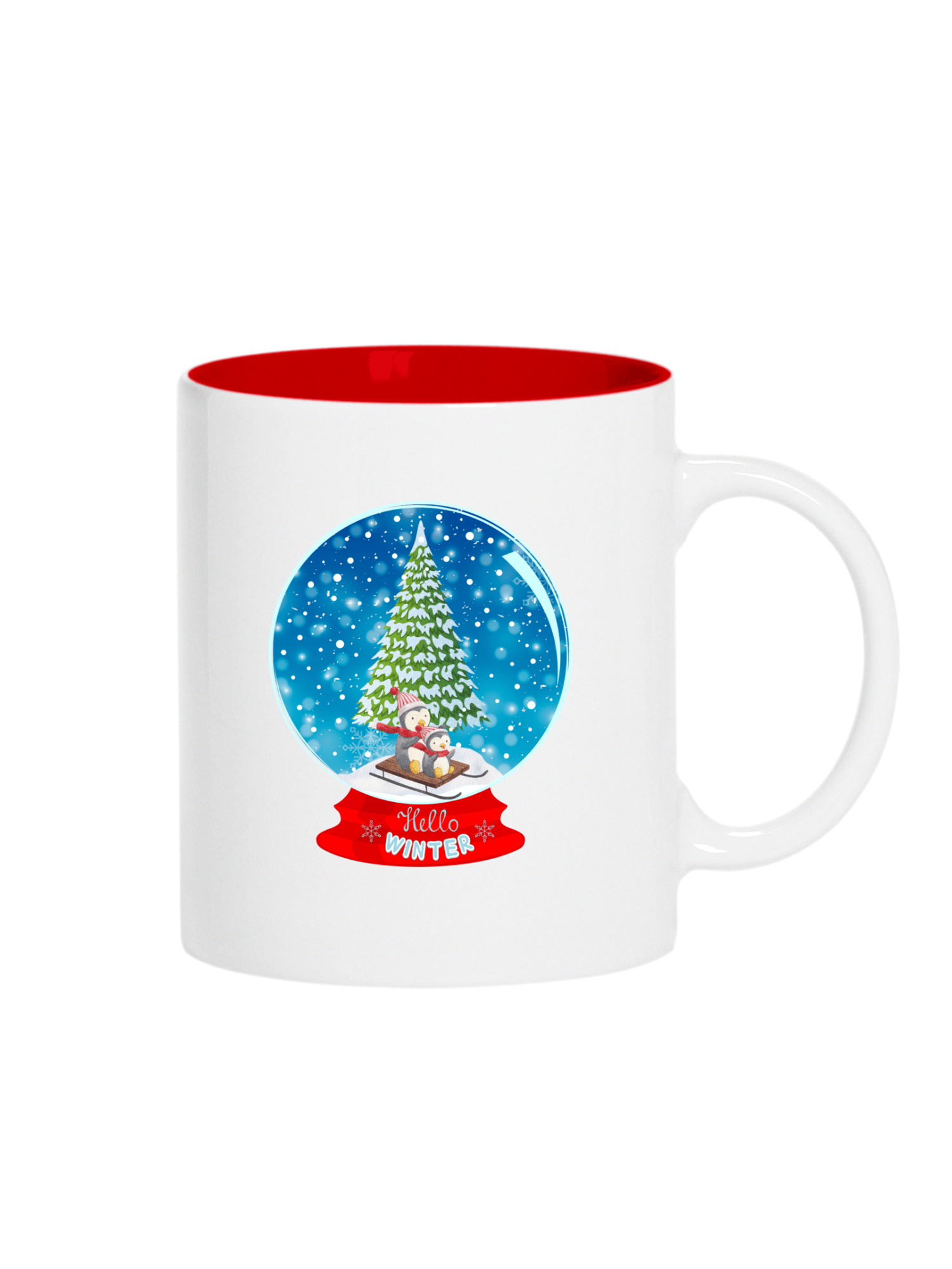 Snow Globe Kırmızı Kupa