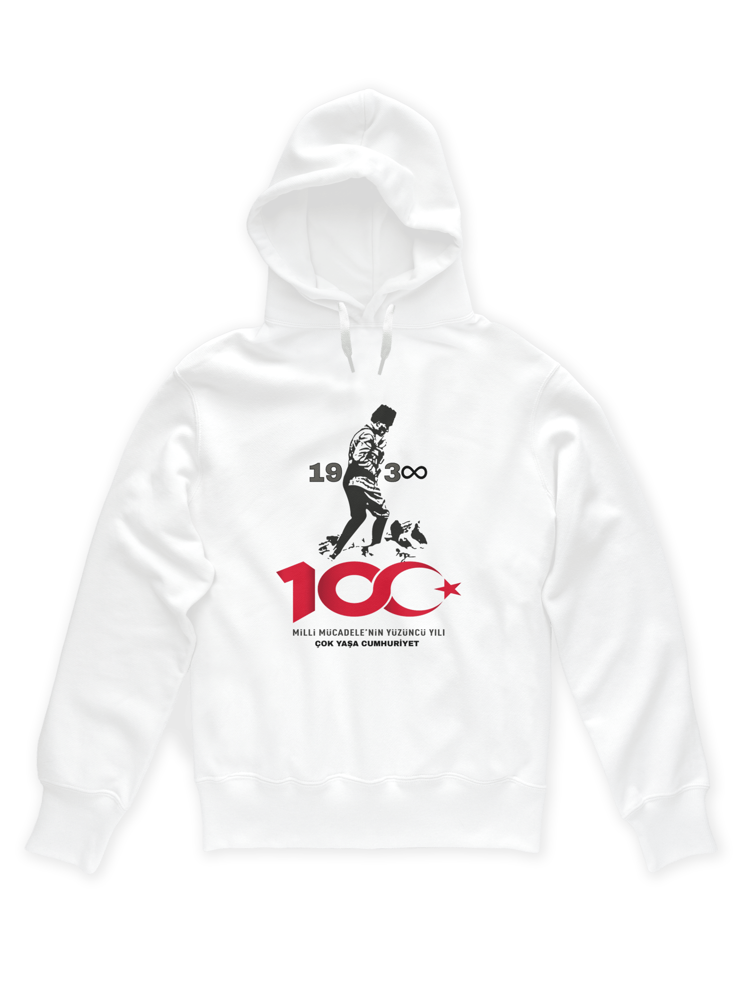 Cumhuriyetin 100 yılına özel hoodie