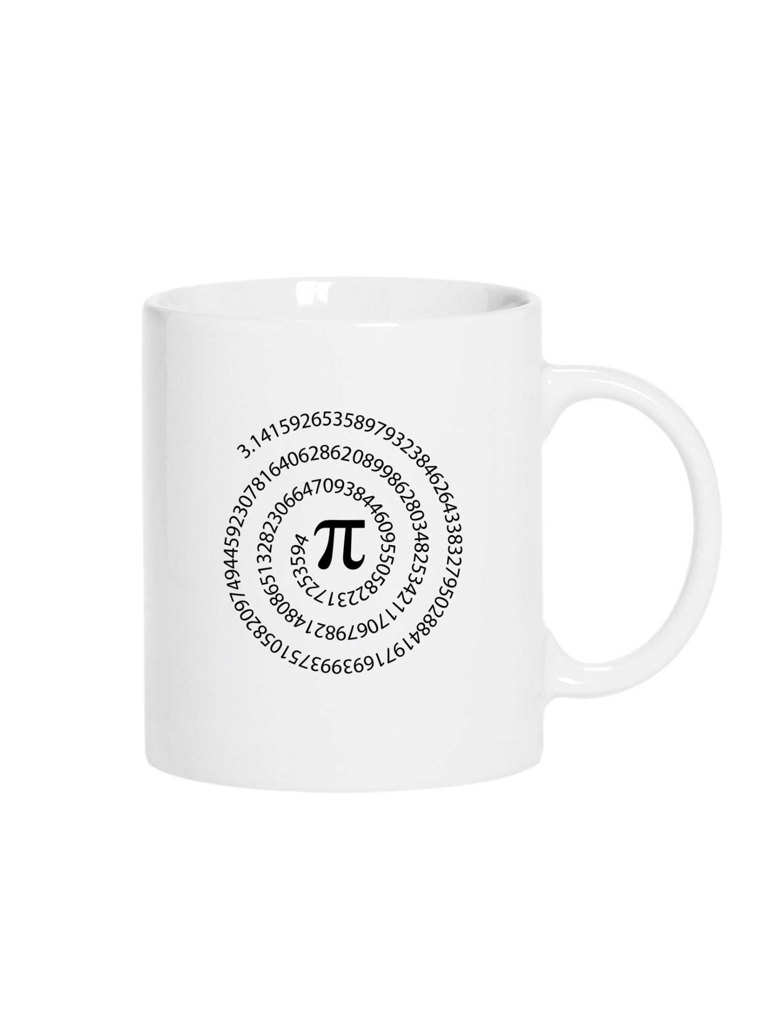 Pi sayısı siyah  Kupa