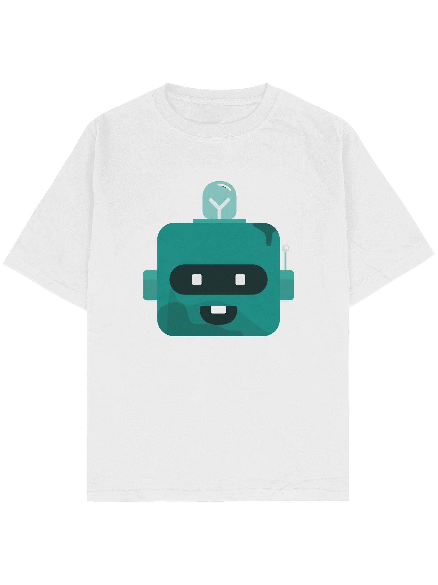 Serinletici Oversize TShirt Robot 1
