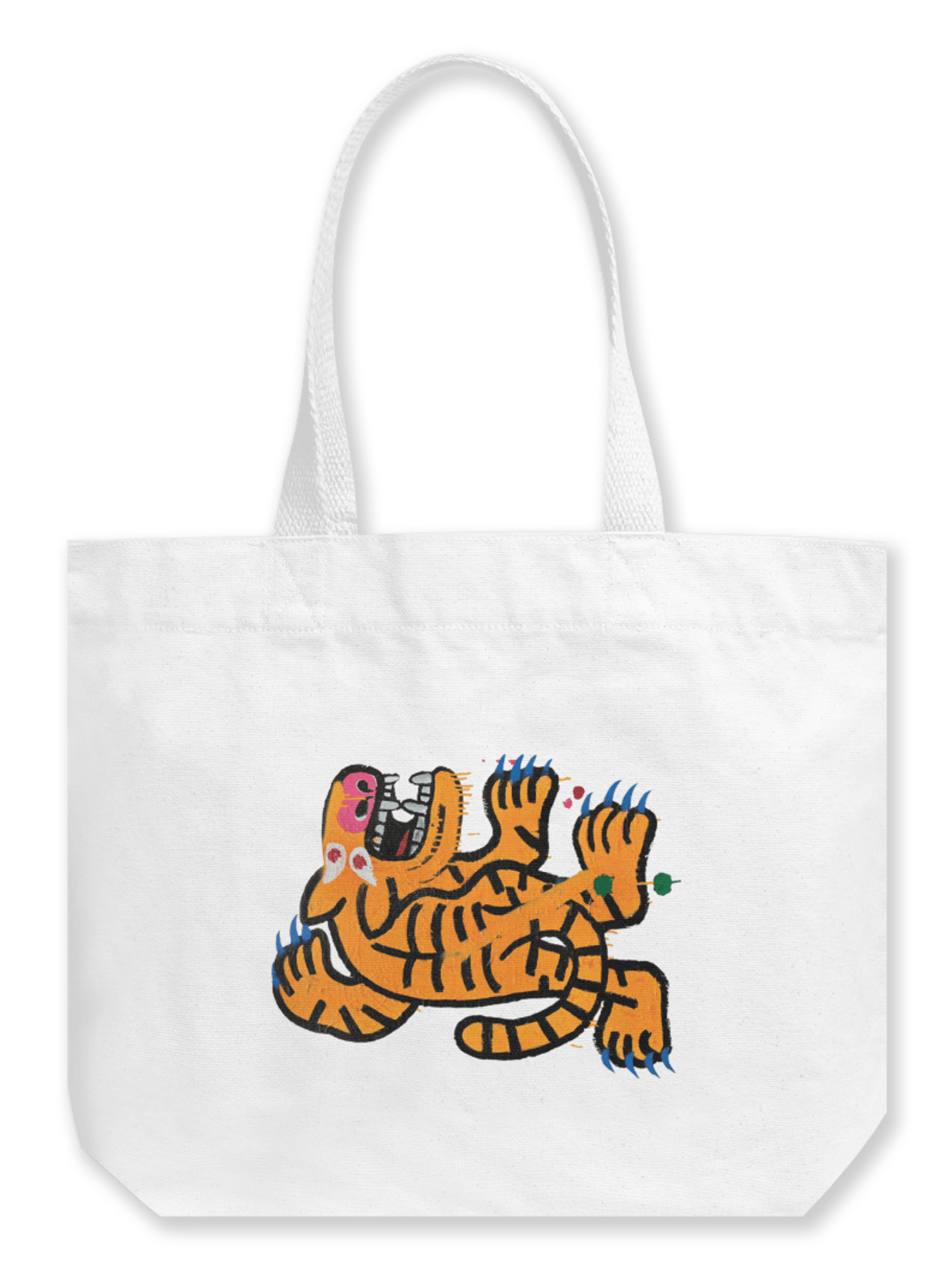 TIGER SİYAH CANVAS  ÇANTA