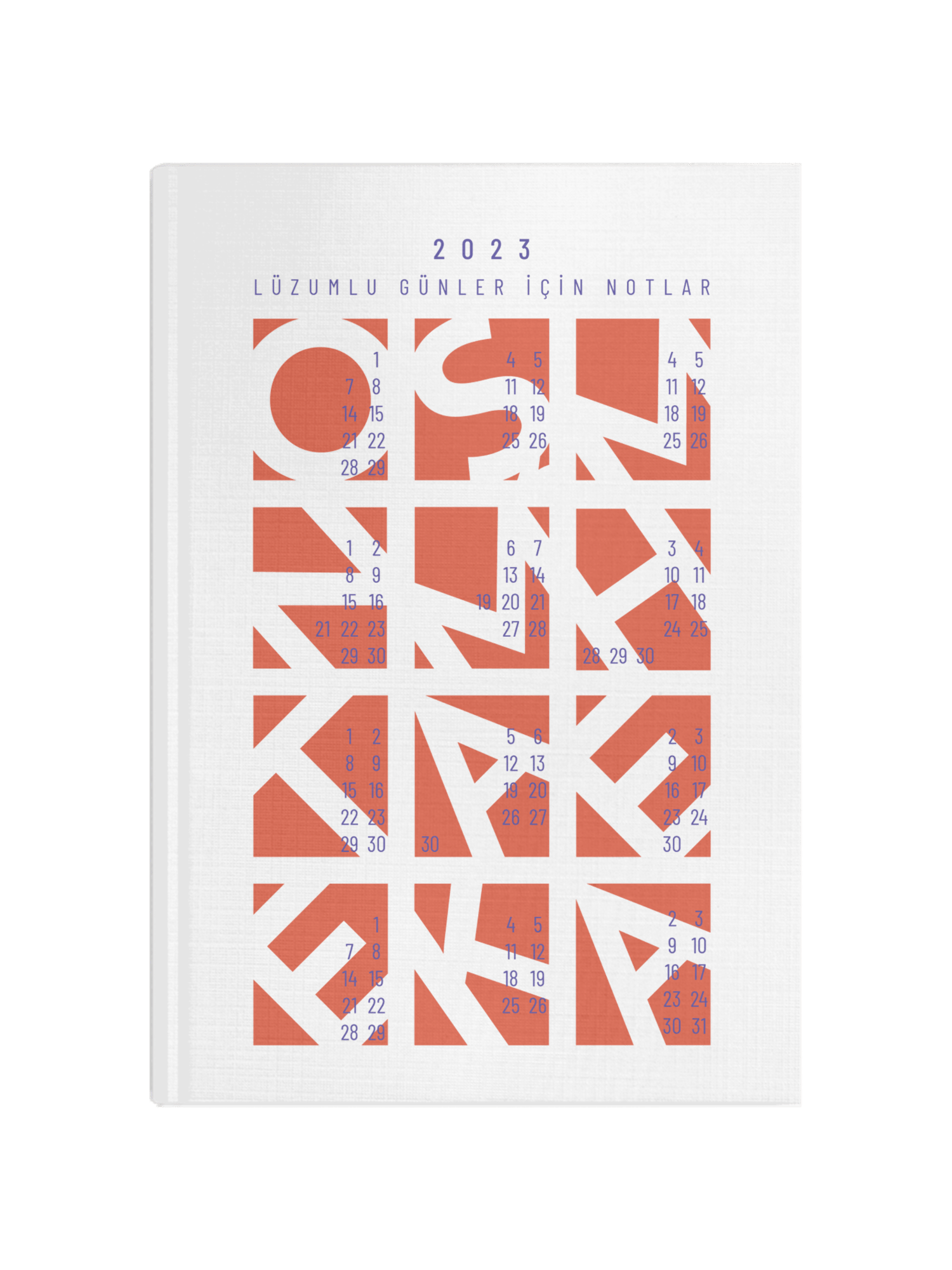 LÜZUMLU GÜNLER DEFTERİ K