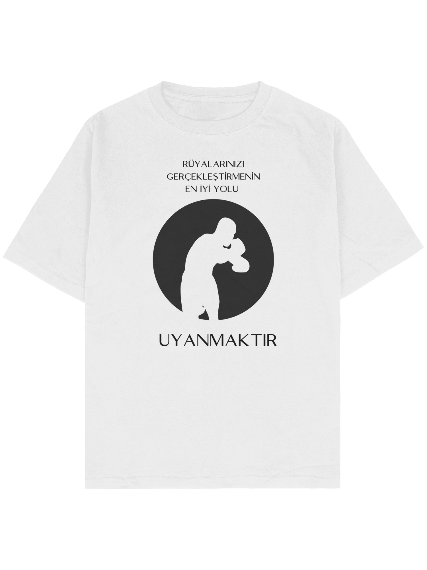 Şampiyon Tshirt Siyah Yazı