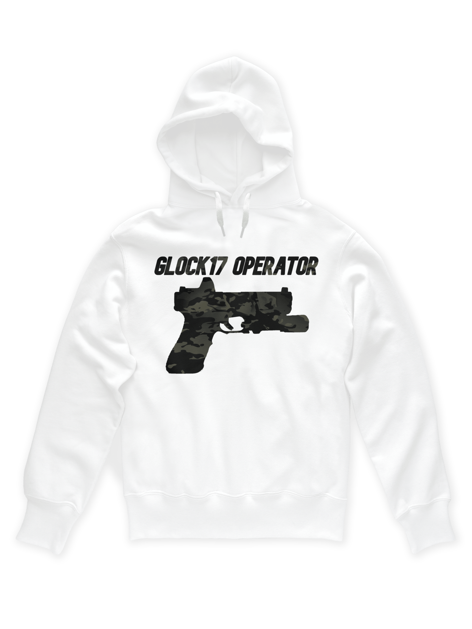 GLOCK17 OPERATOR BLACK MULTİCAM HOODİE