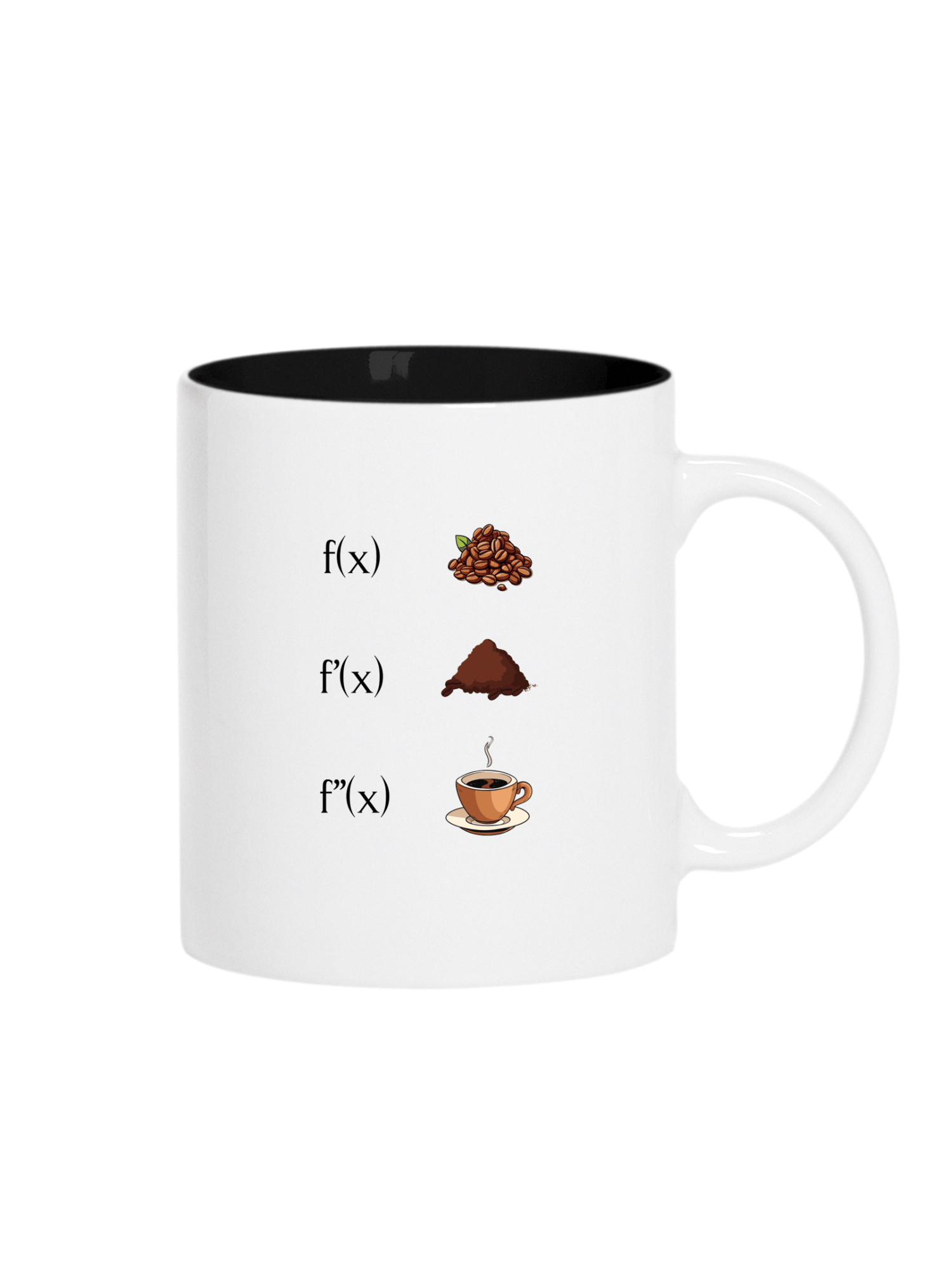 Matematik Giyim Siyah Kupa