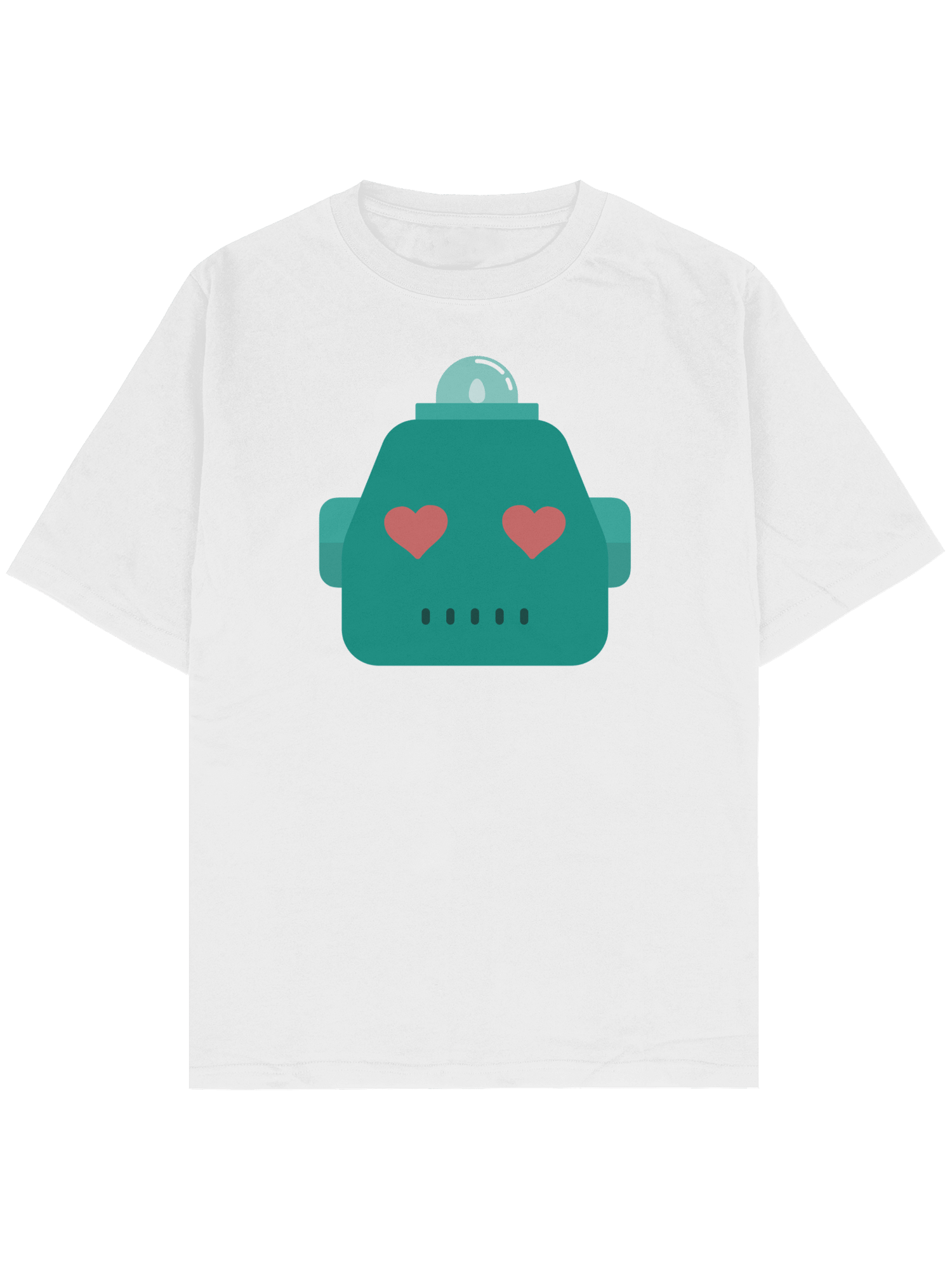 Serinletici Oversize TShirt Robot 8