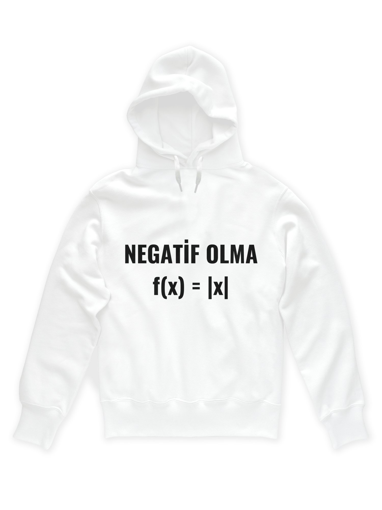 Matematik Giyim Hoodie Negatif olma