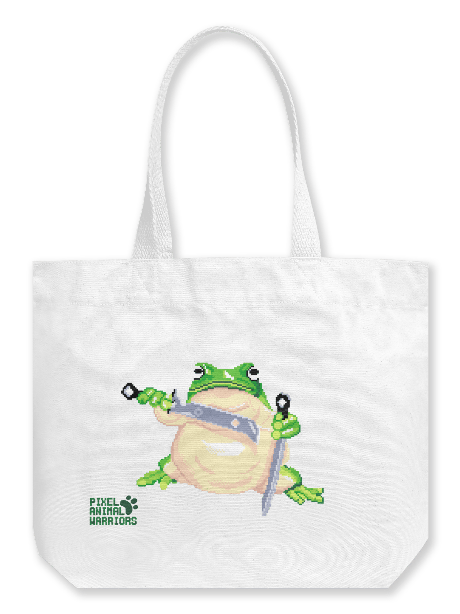Fighter Frog Canvas Çanta