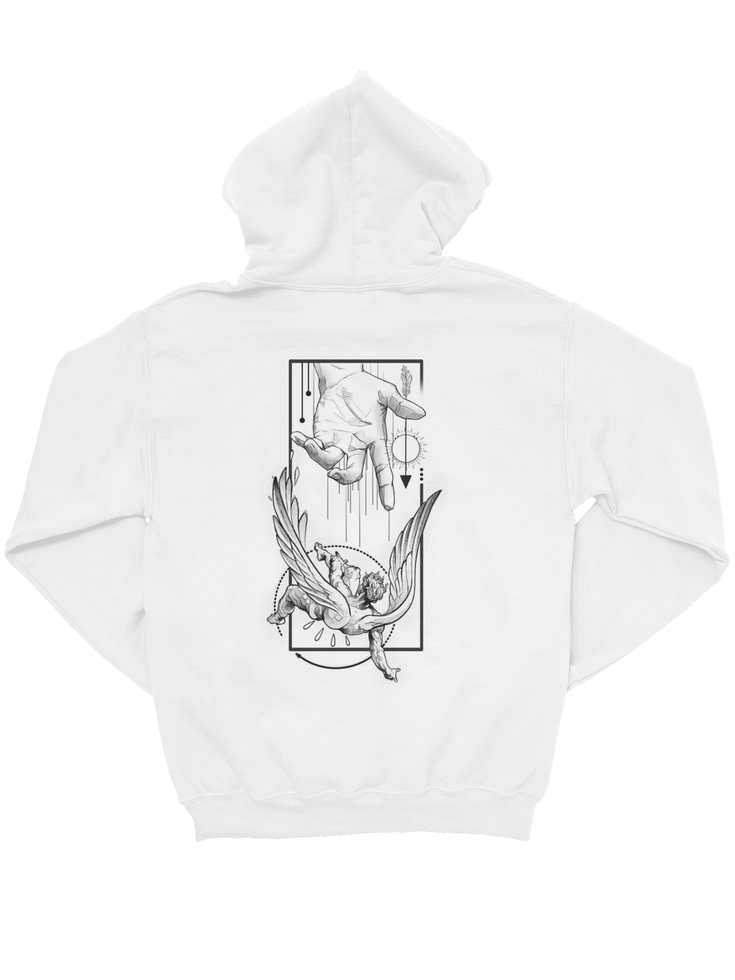 Baskılı sweatshirt Oversize Hoodie