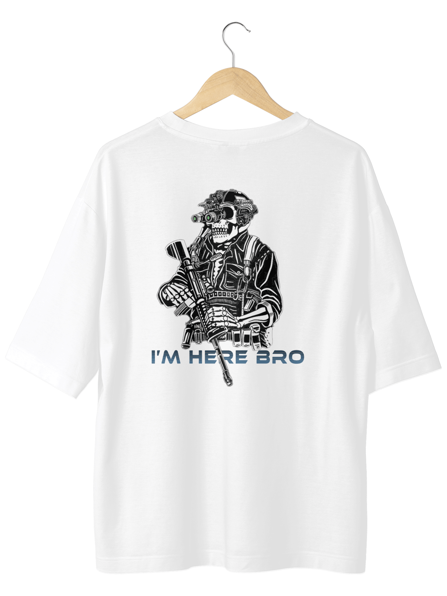 SOF Im here Sırt Baskılı Oversize TShirt