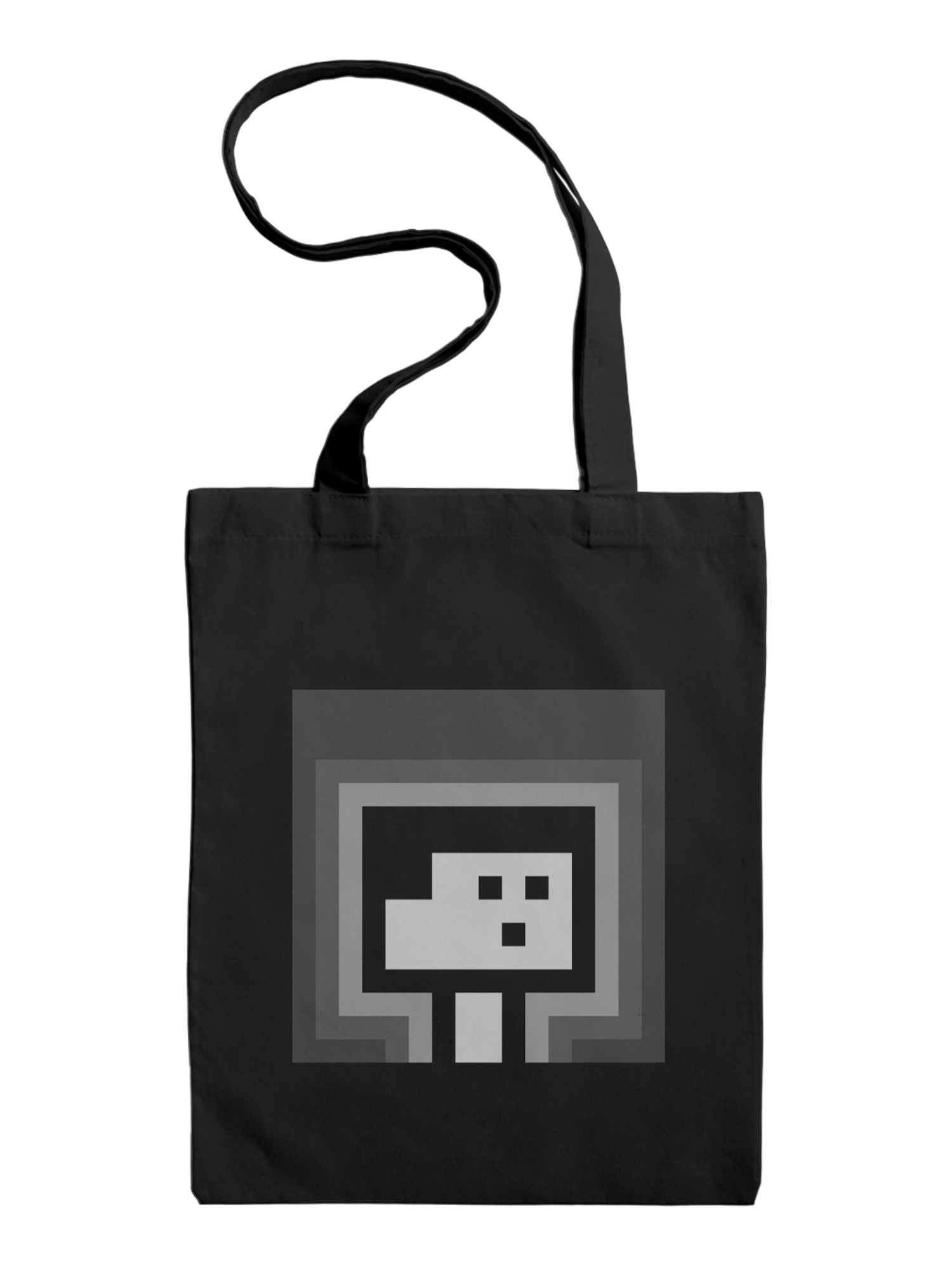PixelArt Tote Bag Black
