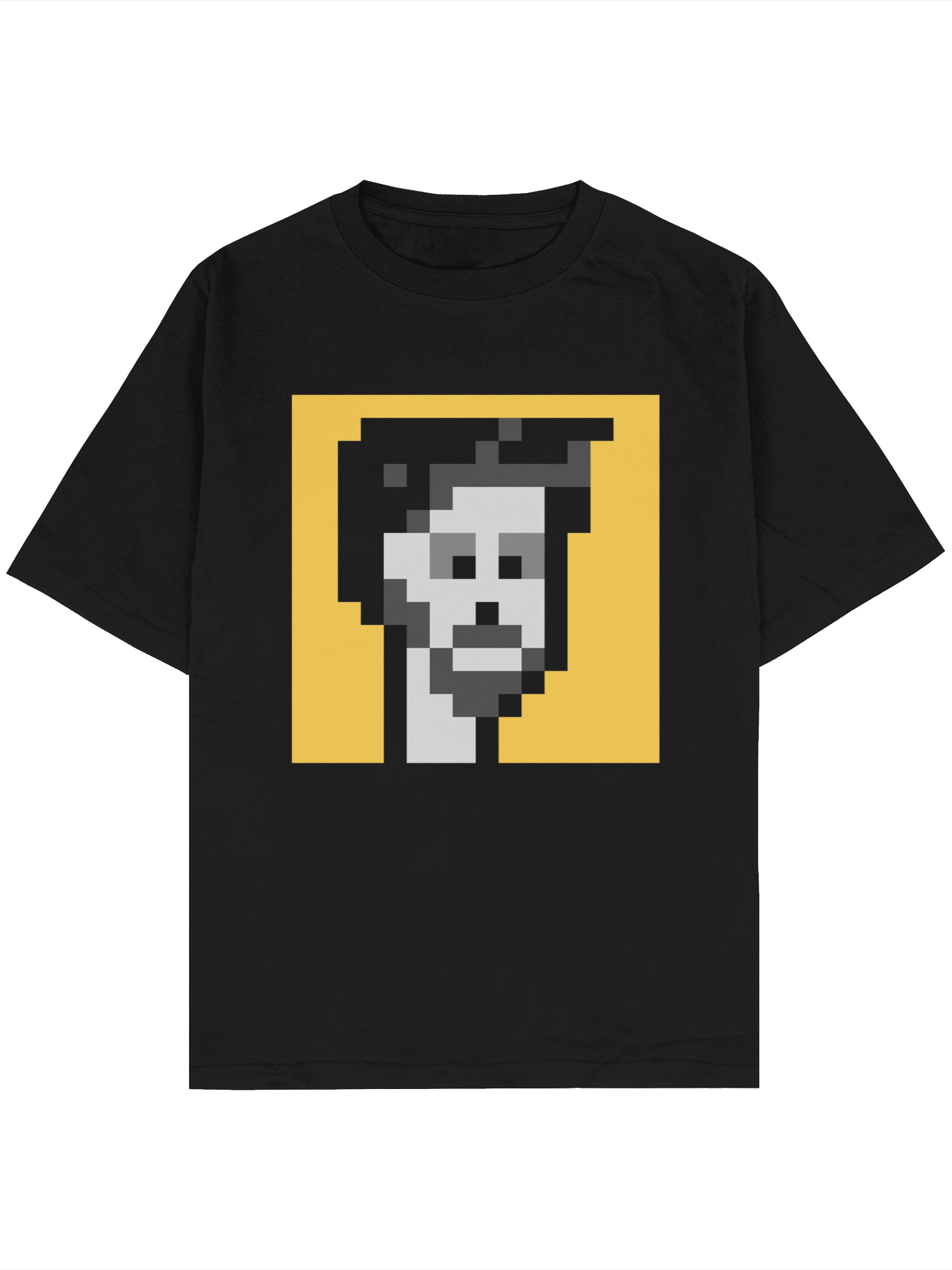 PixelArt Oversize T-Shirt Black