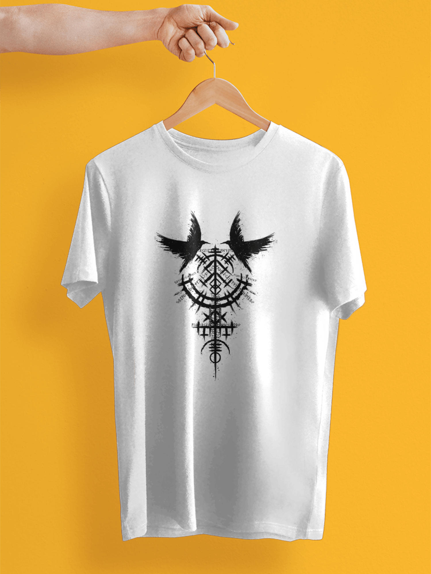 Tasarım Merkezi Viking Raven TShirt 8161729