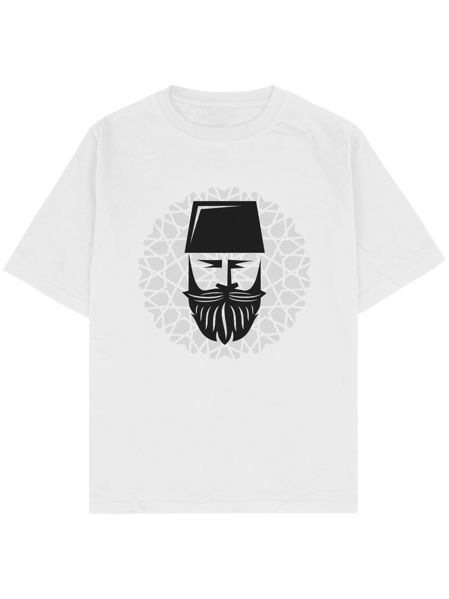 Ottoman Oversize TShirt Siyah Baskı