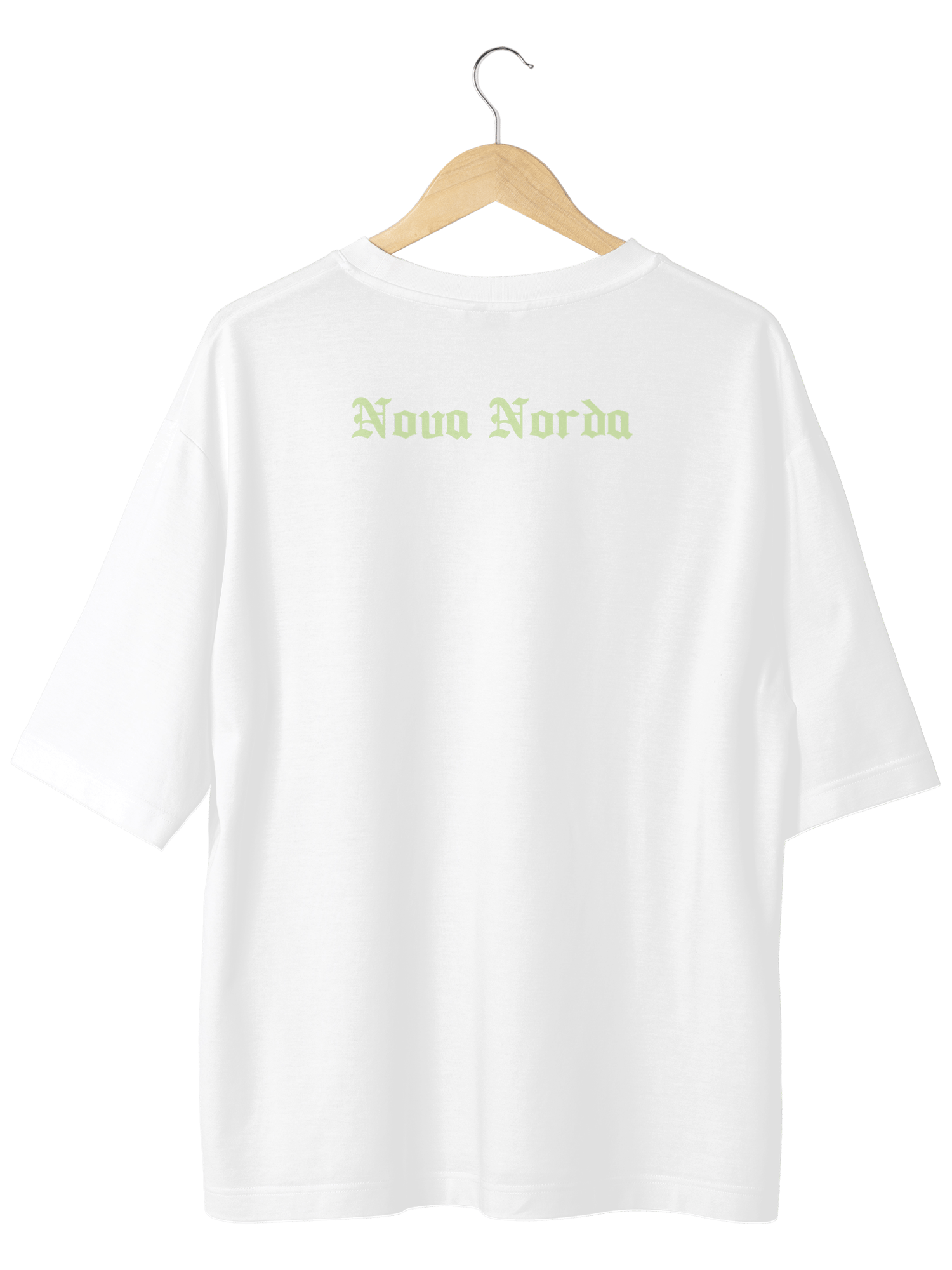 NOVA NORDA REFLEKTİF OVERSIZE SİYAH TSHIRT