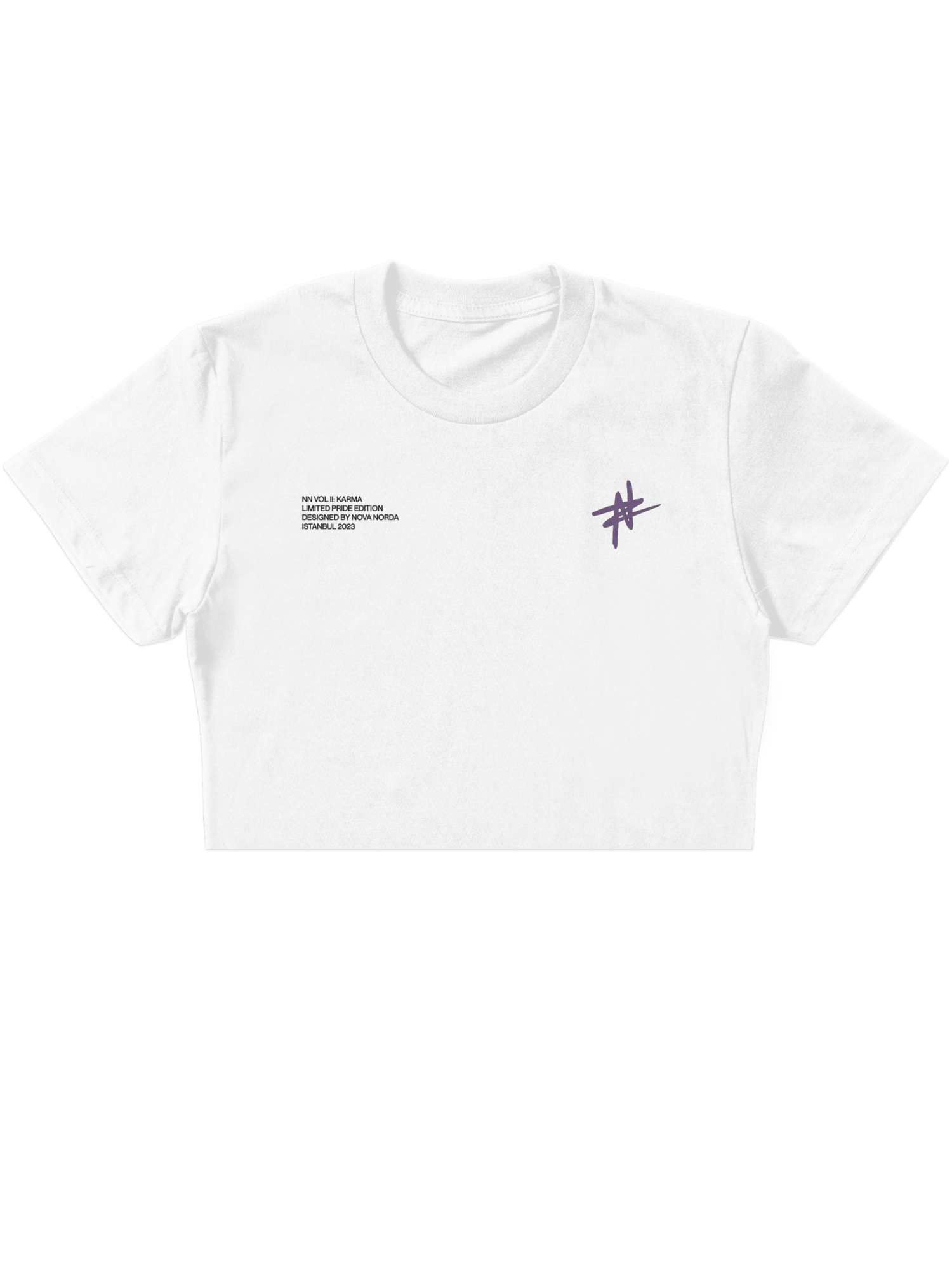 PRIDE COLLECTION AMBER CROP TOP