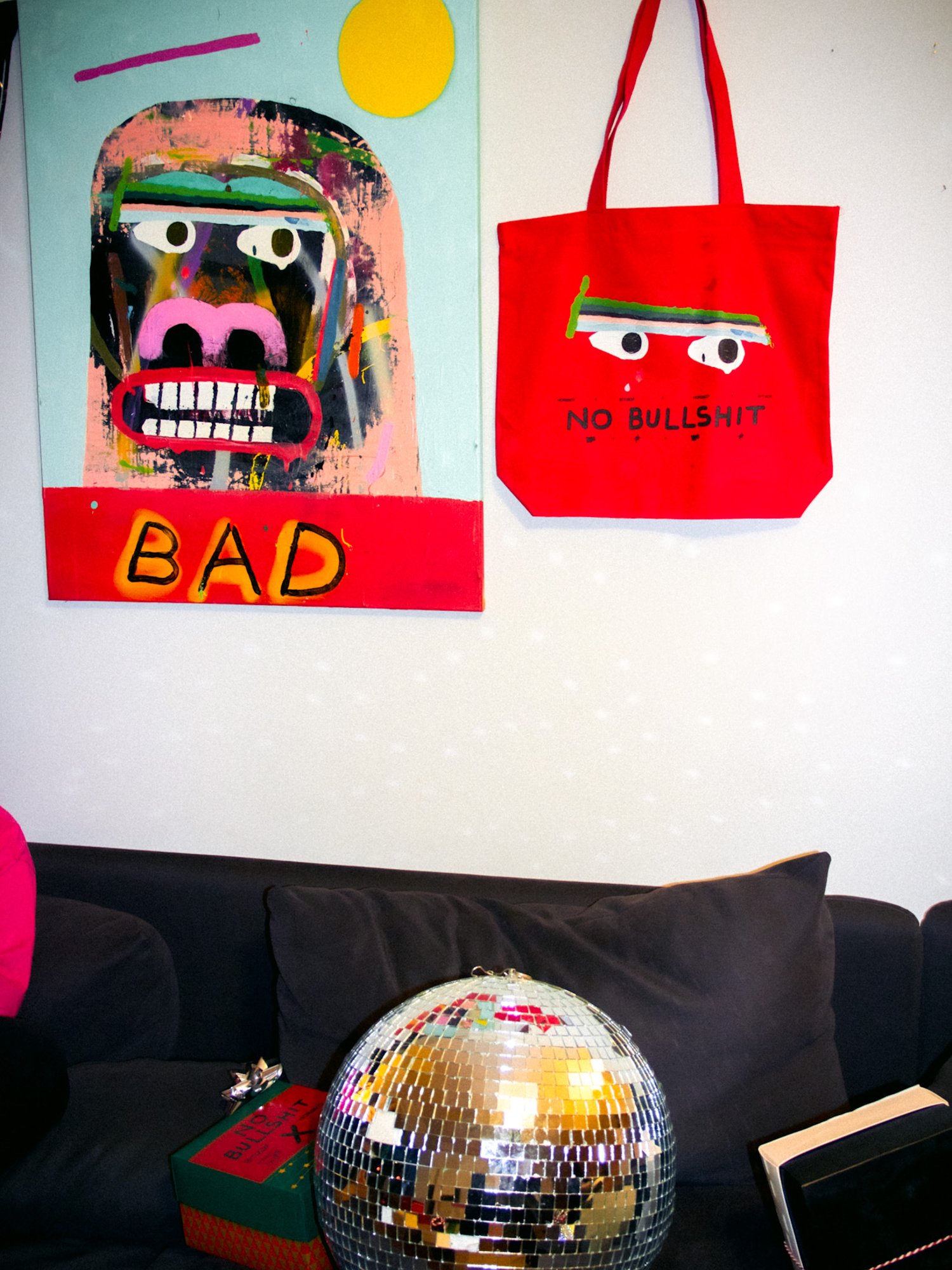 BAD KIRMIZI CANVAS ÇANTA