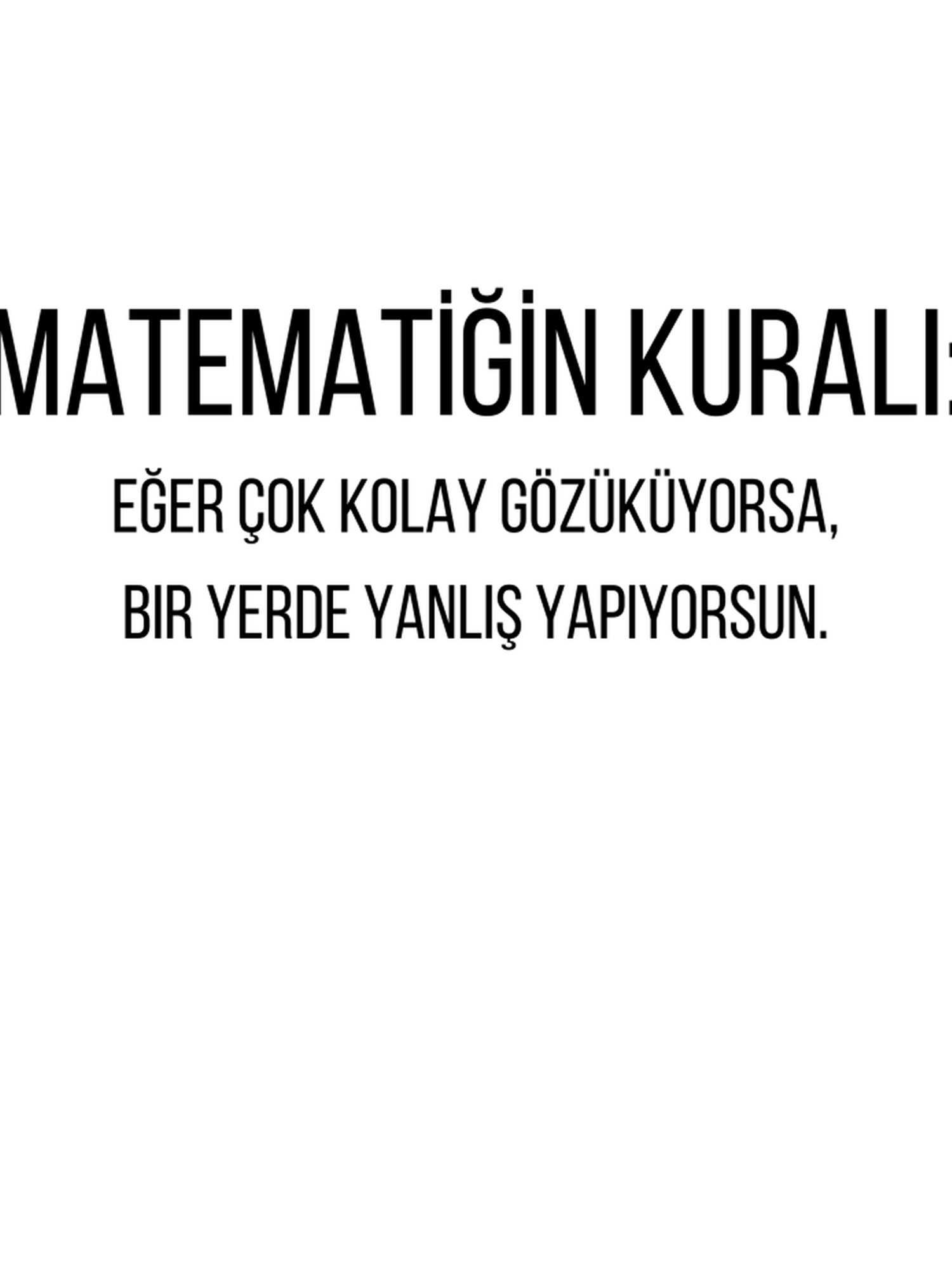 Matematik Giyim Easy Collection TShirt