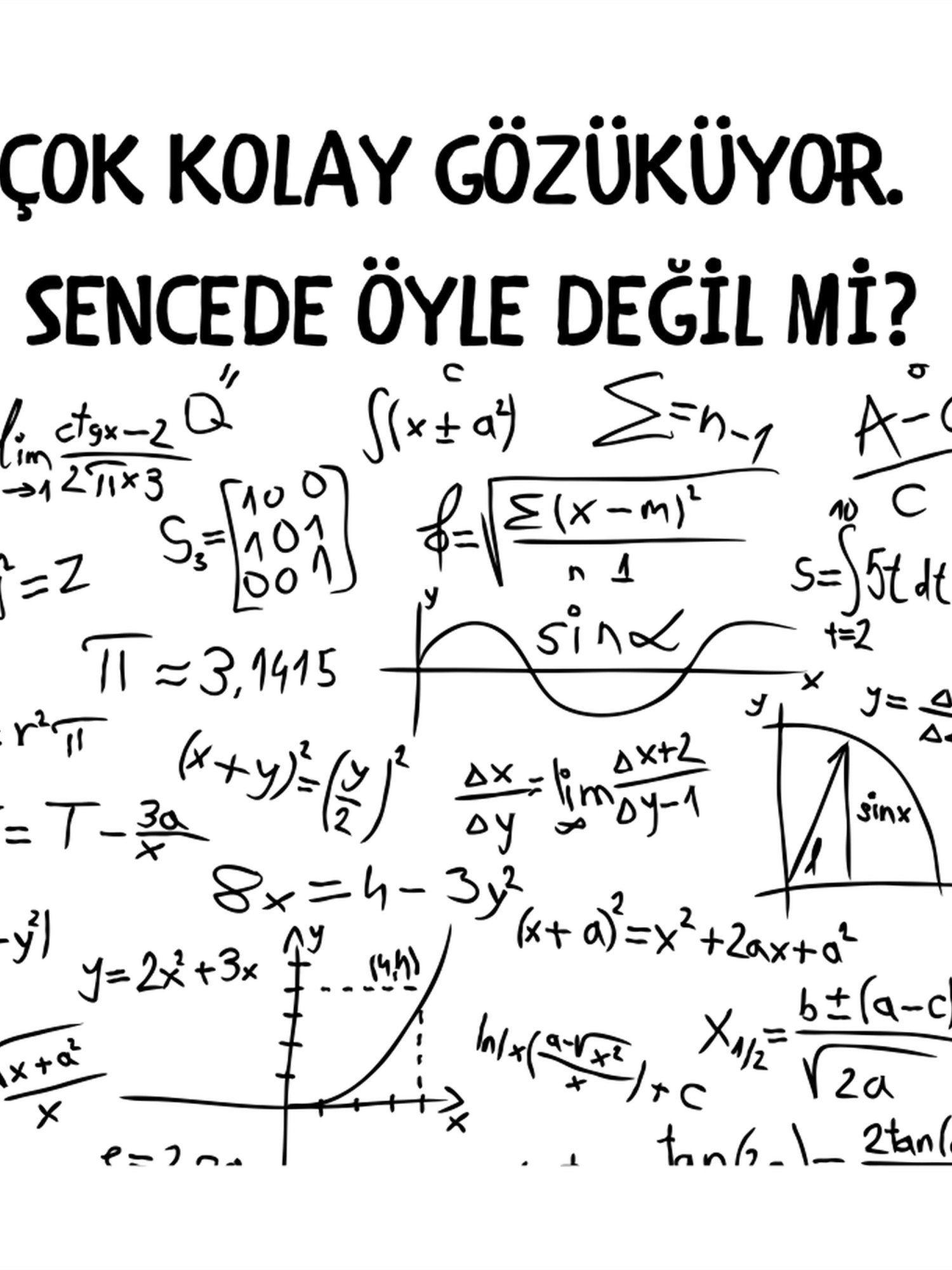 Matematik Giyim Sweatshirt