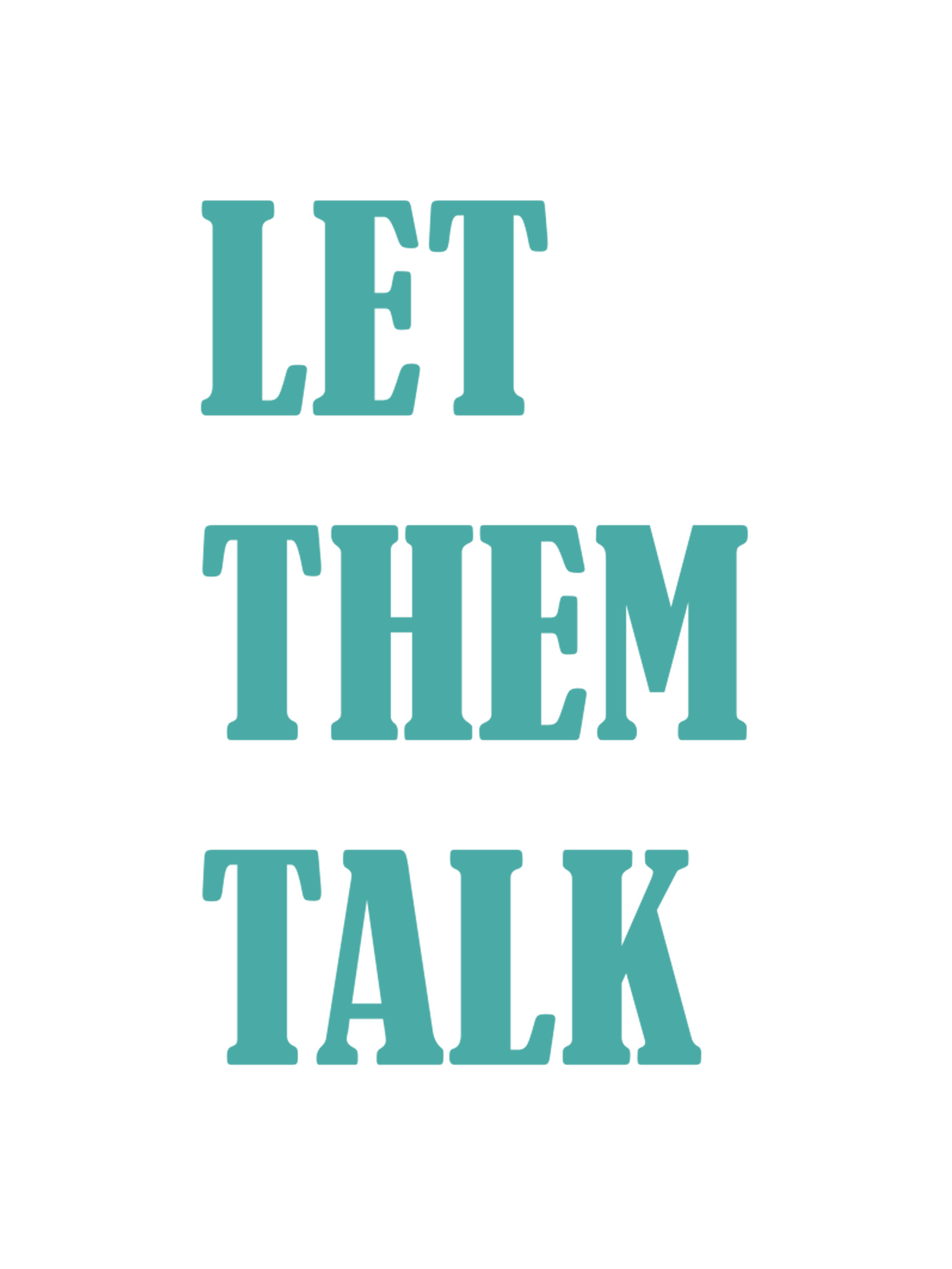 Serinletici Zip Up Hoodie Let Them Talk