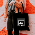 PixelArt Tote Bag Black