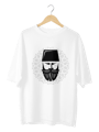 Ottoman Oversize TShirt Siyah Baskı