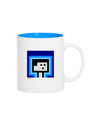 PixelArt Blue Design Cup