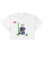 Samurai Cat Crop Top